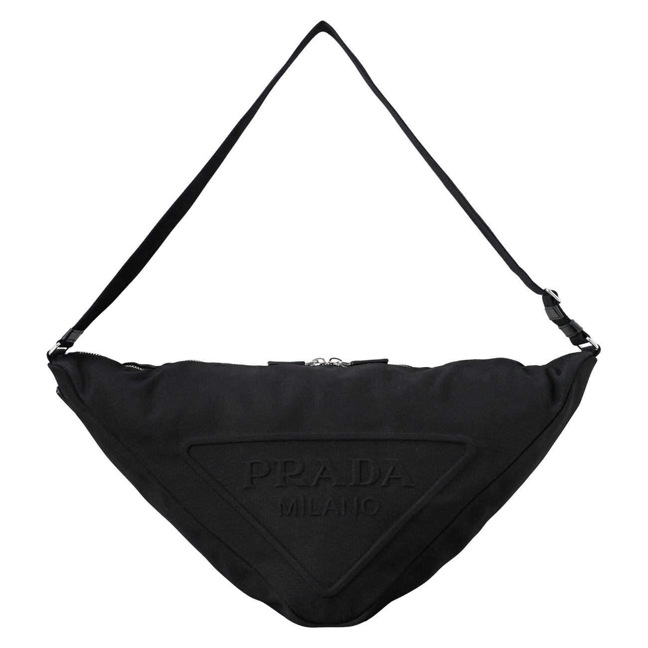 PRADA(USED)프라다 2VY007 트라이앵글 라지 백