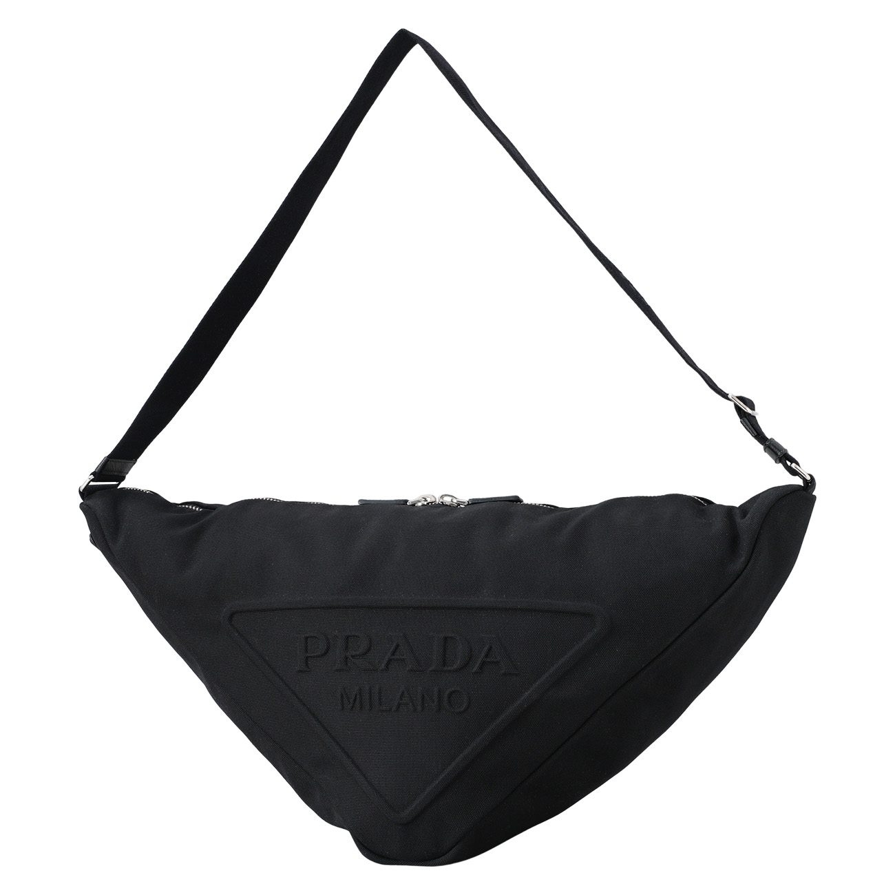 PRADA(USED)프라다 2VY007 트라이앵글 라지 백