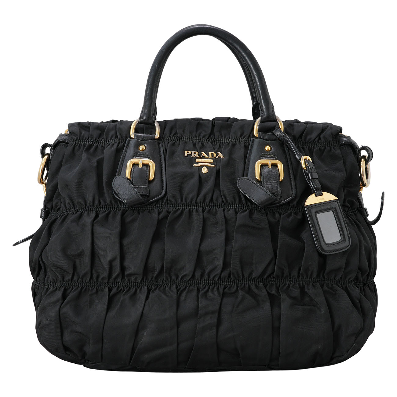 PRADA(USED)프라다 나일론 고프레 토트겸 숄더백