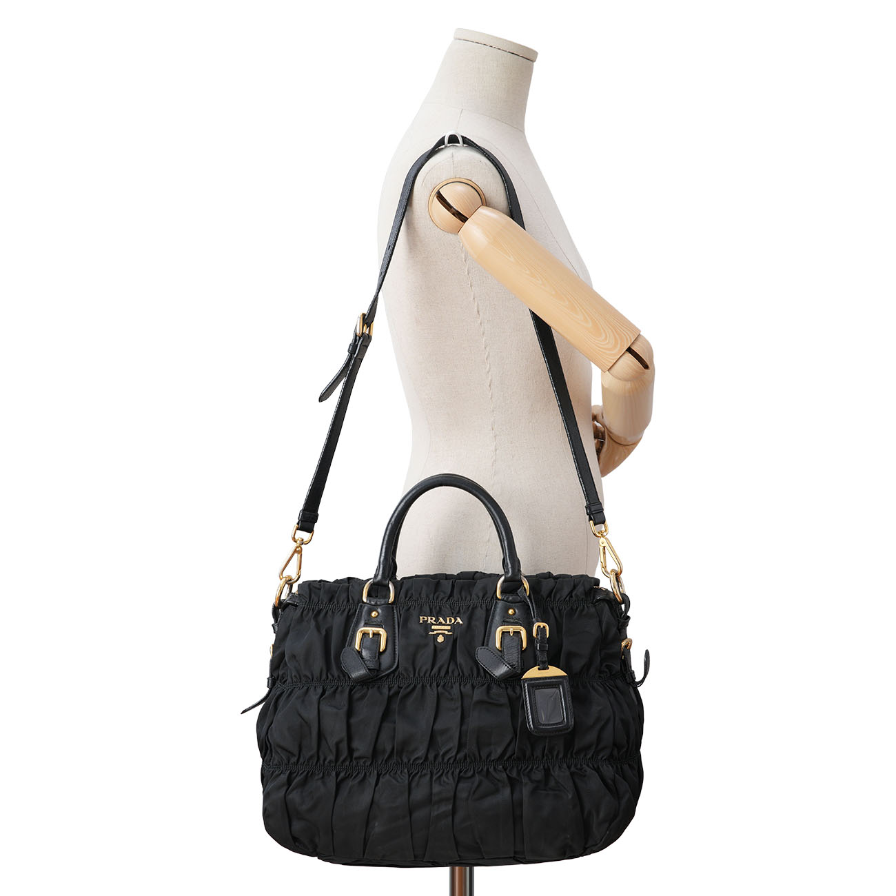 PRADA(USED)프라다 나일론 고프레 토트겸 숄더백