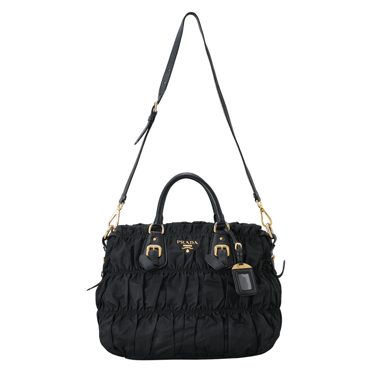 PRADA(USED)프라다 나일론 고프레 토트겸 숄더백