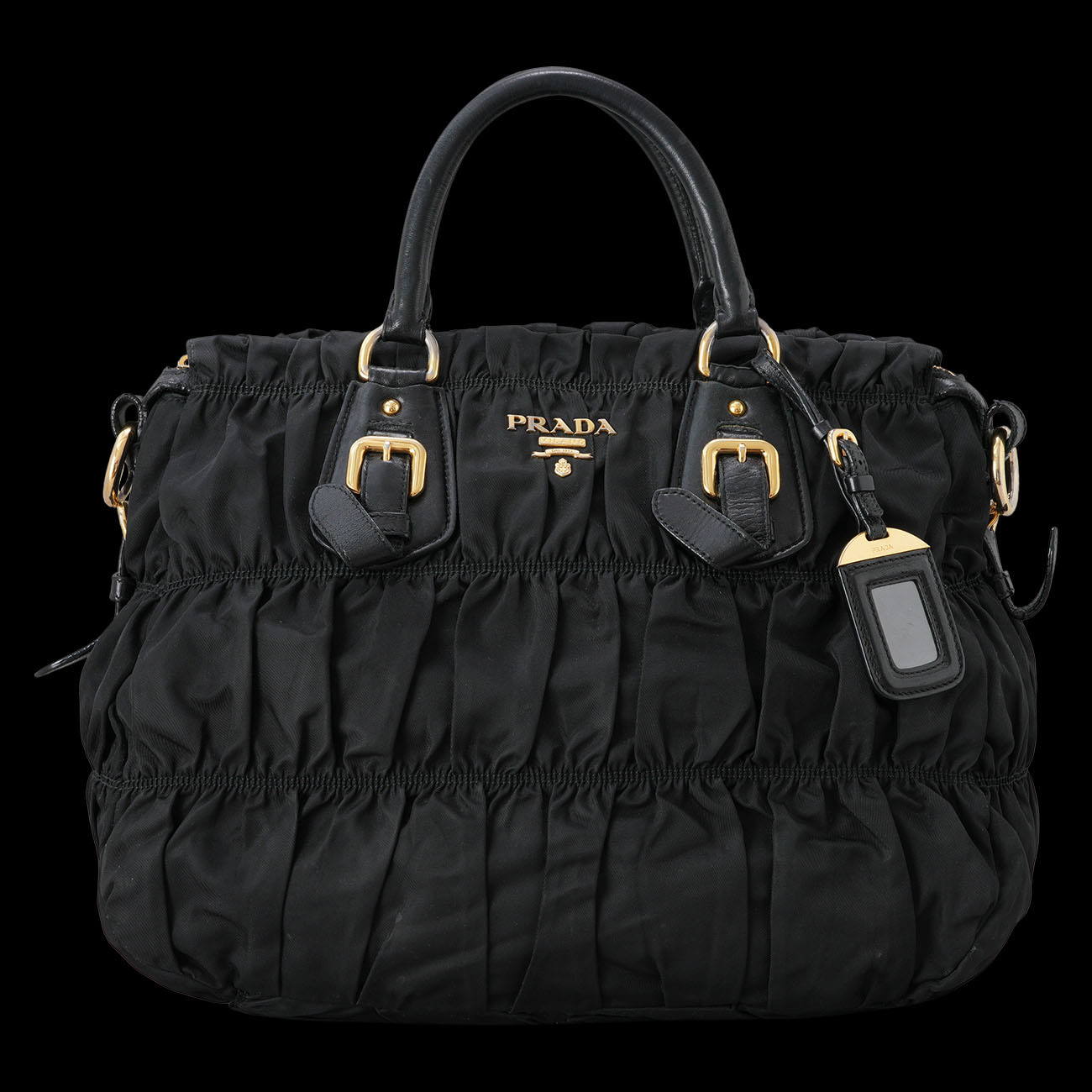 PRADA(USED)프라다 나일론 고프레 토트겸 숄더백