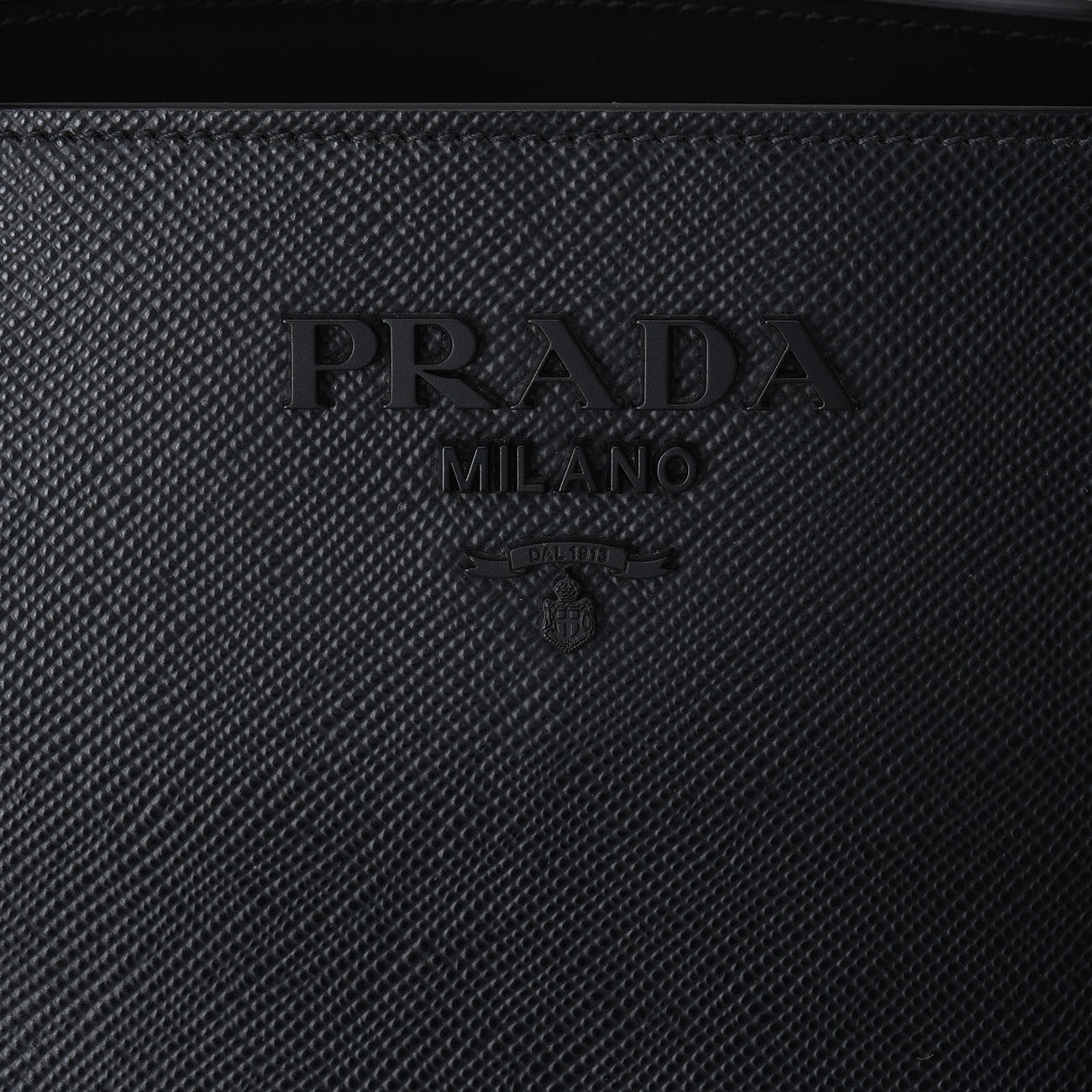 PRADA(USED)프라다 1BA155 사피아노 모노크롬 토트백