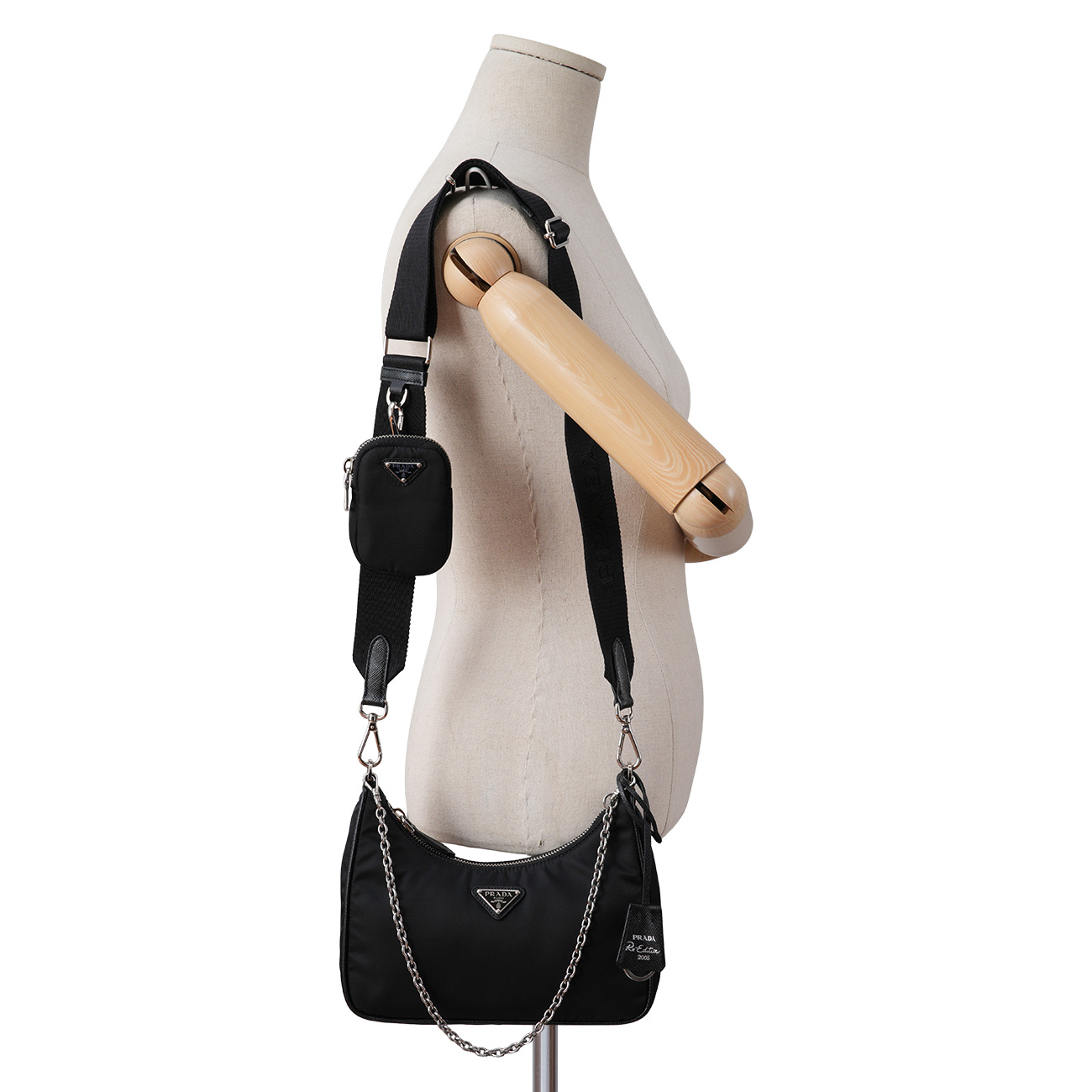 PRADA(USED)프라다 1BH204 리나일론 테수토 호보백