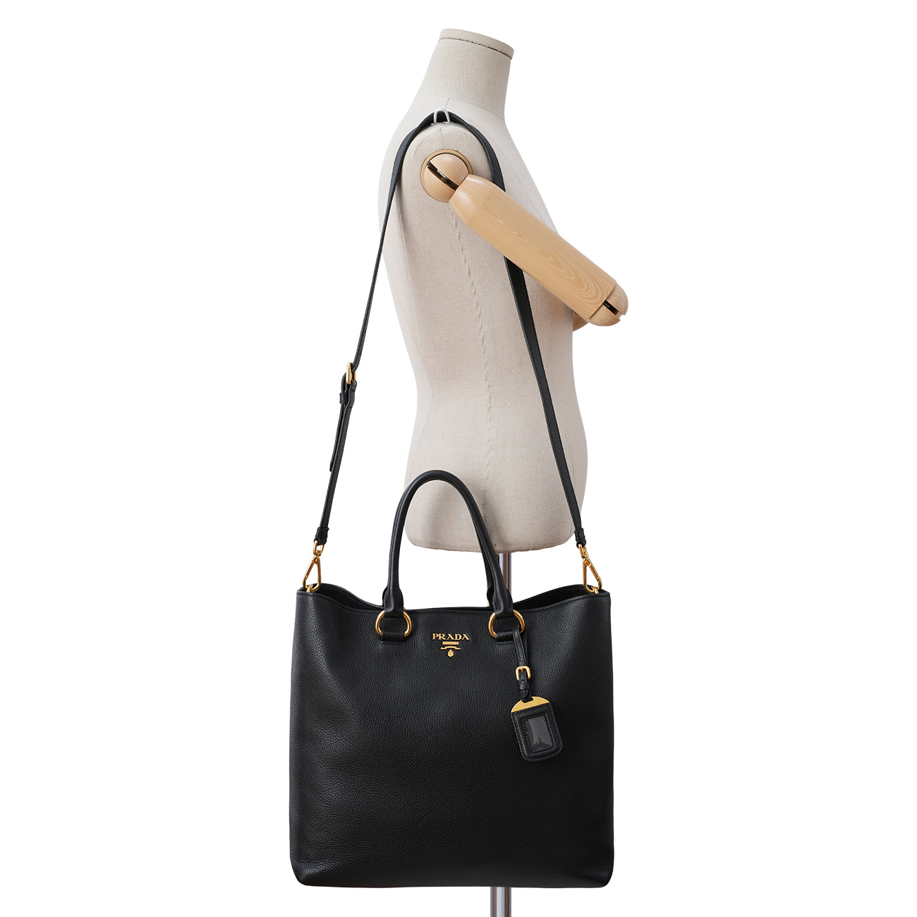 PRADA(USED)프라다 1BG865 비텔로 토트겸 숄더백