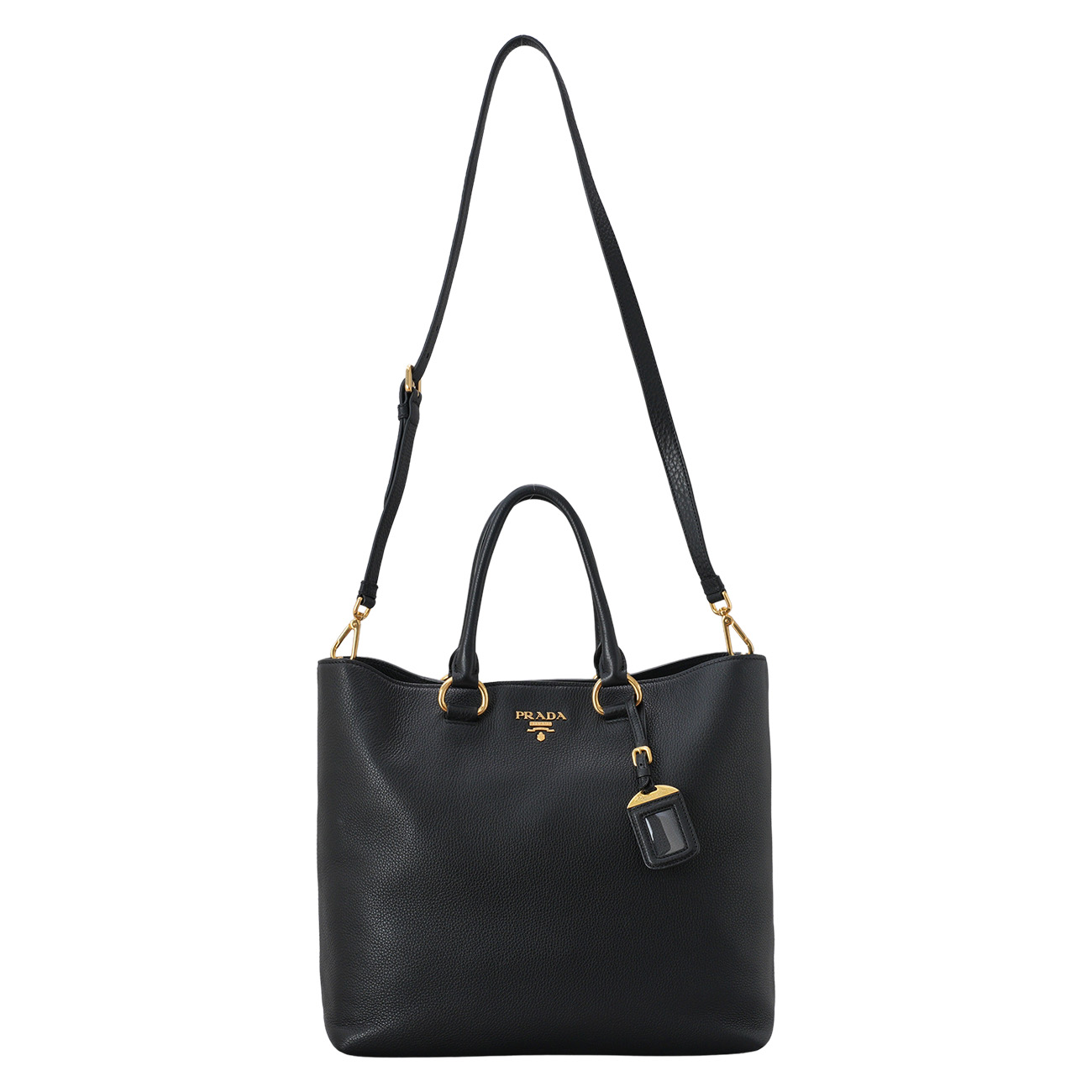 PRADA(USED)프라다 1BG865 비텔로 토트겸 숄더백