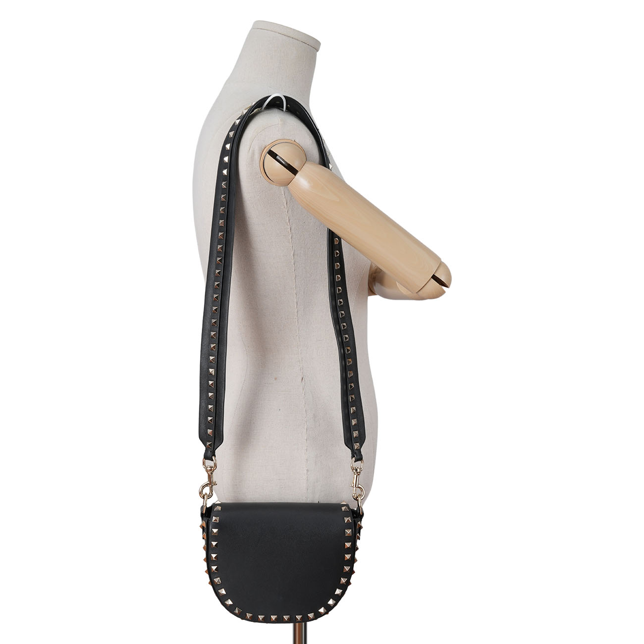 VALENTINO(USED)발렌티노 락스터드 라운드 숄더백