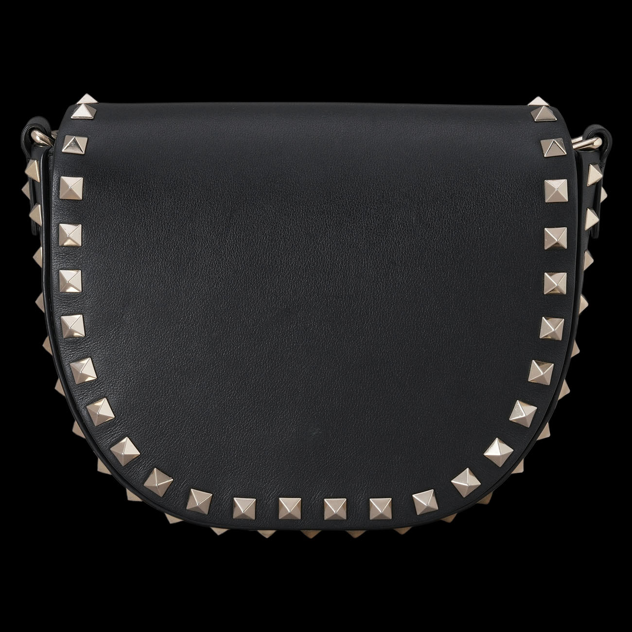 VALENTINO(USED)발렌티노 락스터드 라운드 숄더백