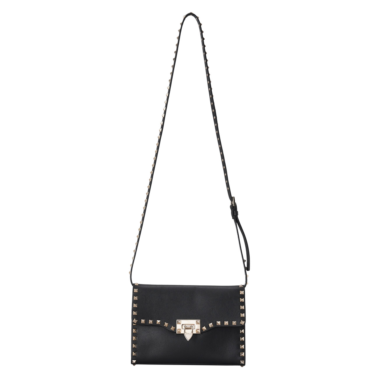 VALENTINO(USED)발렌티노 락스터드 숄더백 블랙