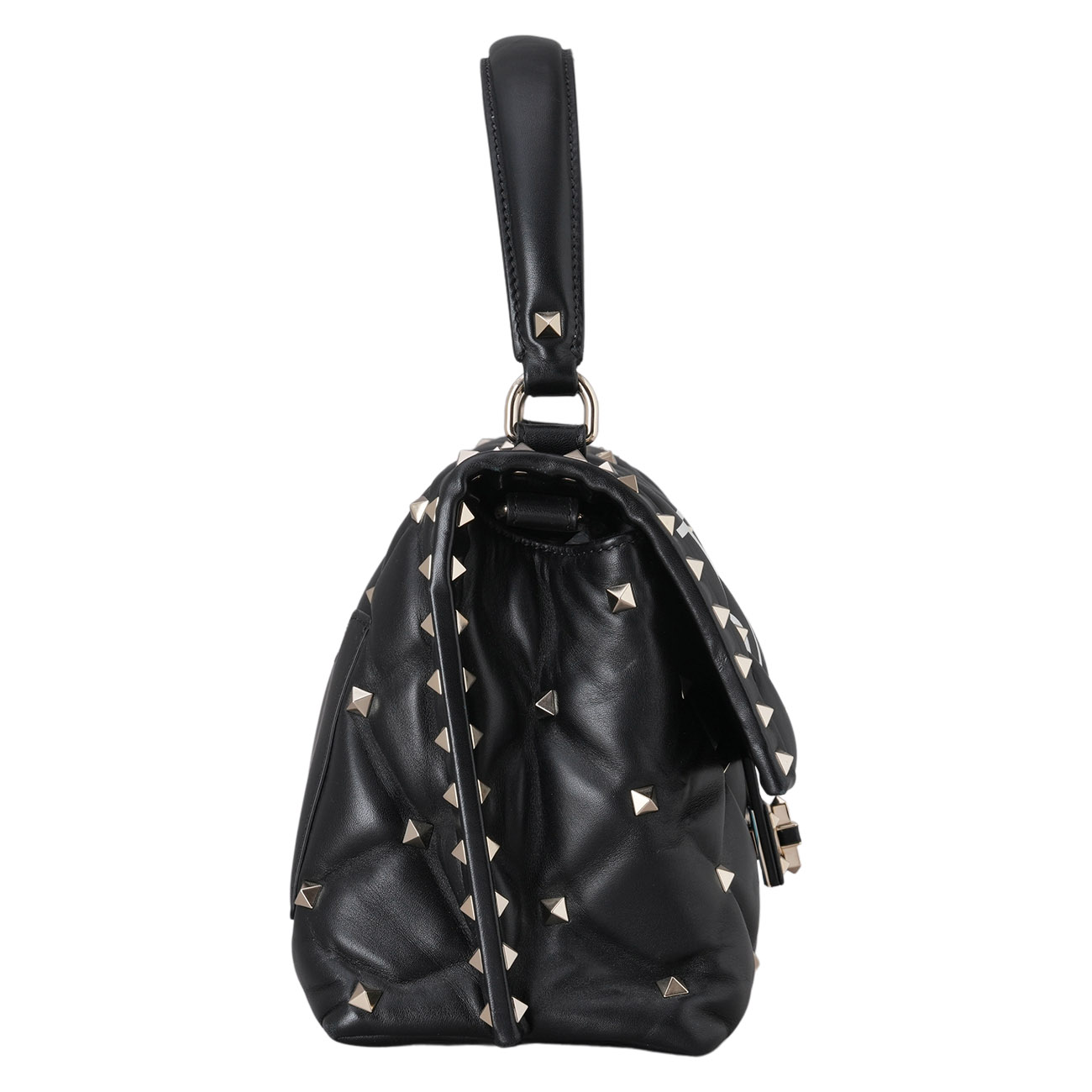 VALENTINO(USED)발렌티노 엠보싱 락스터드 탑핸들백