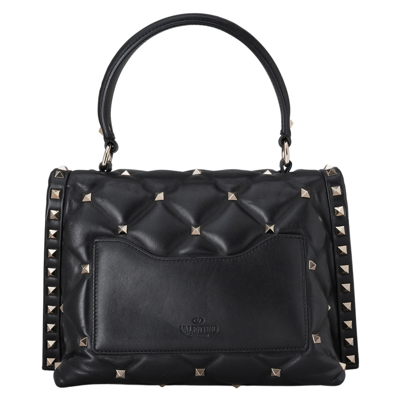 VALENTINO(USED)발렌티노 엠보싱 락스터드 탑핸들백