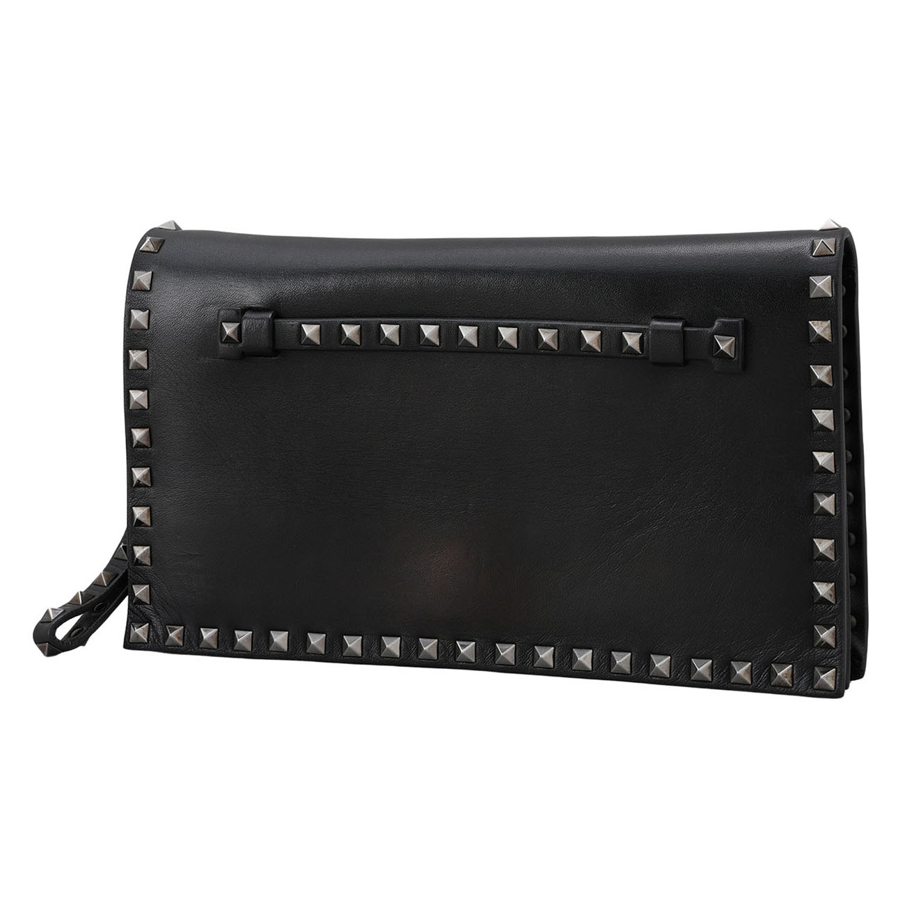 VALENTINO(USED)발렌티노 락스터드 스트랩 클러치백