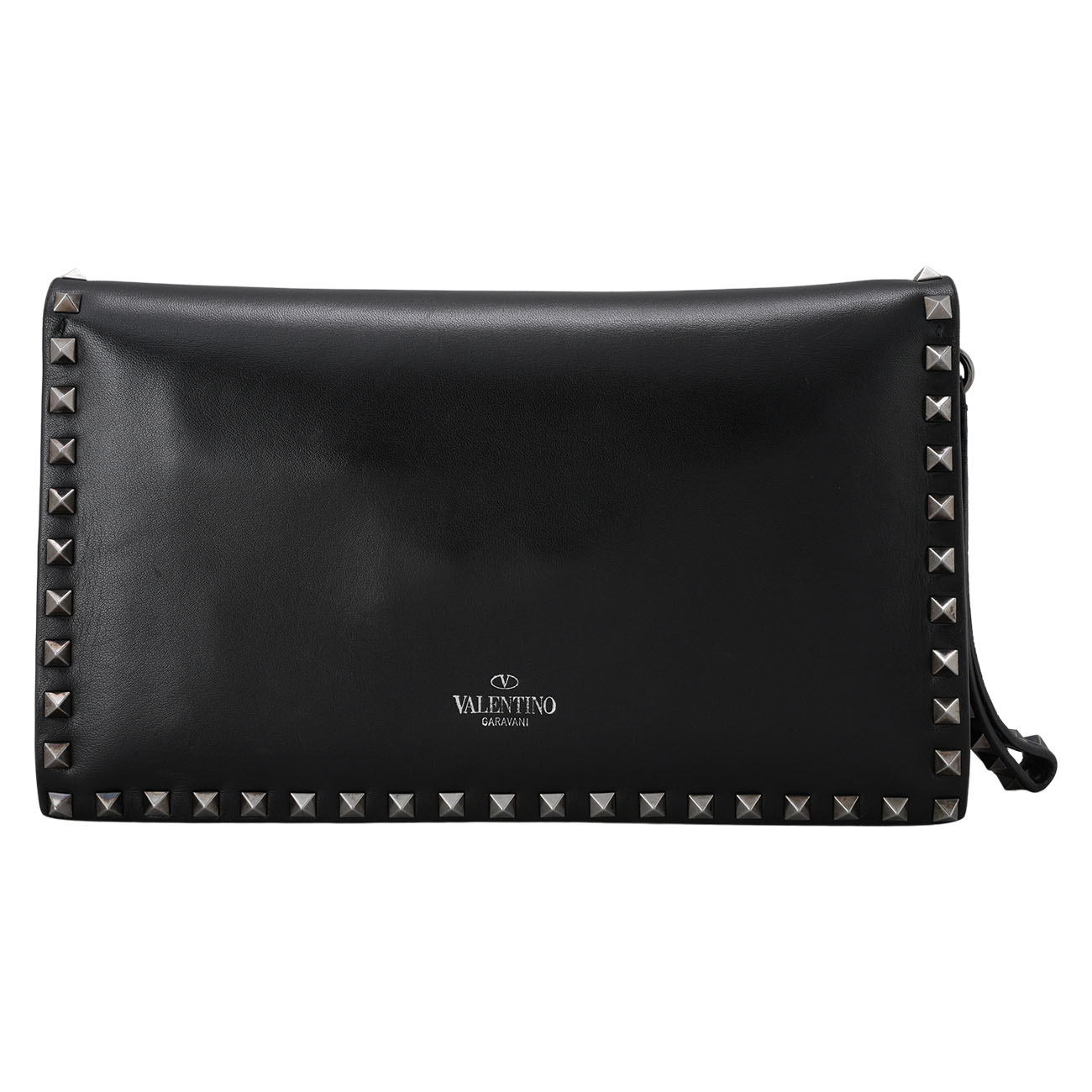 VALENTINO(USED)발렌티노 락스터드 스트랩 클러치백