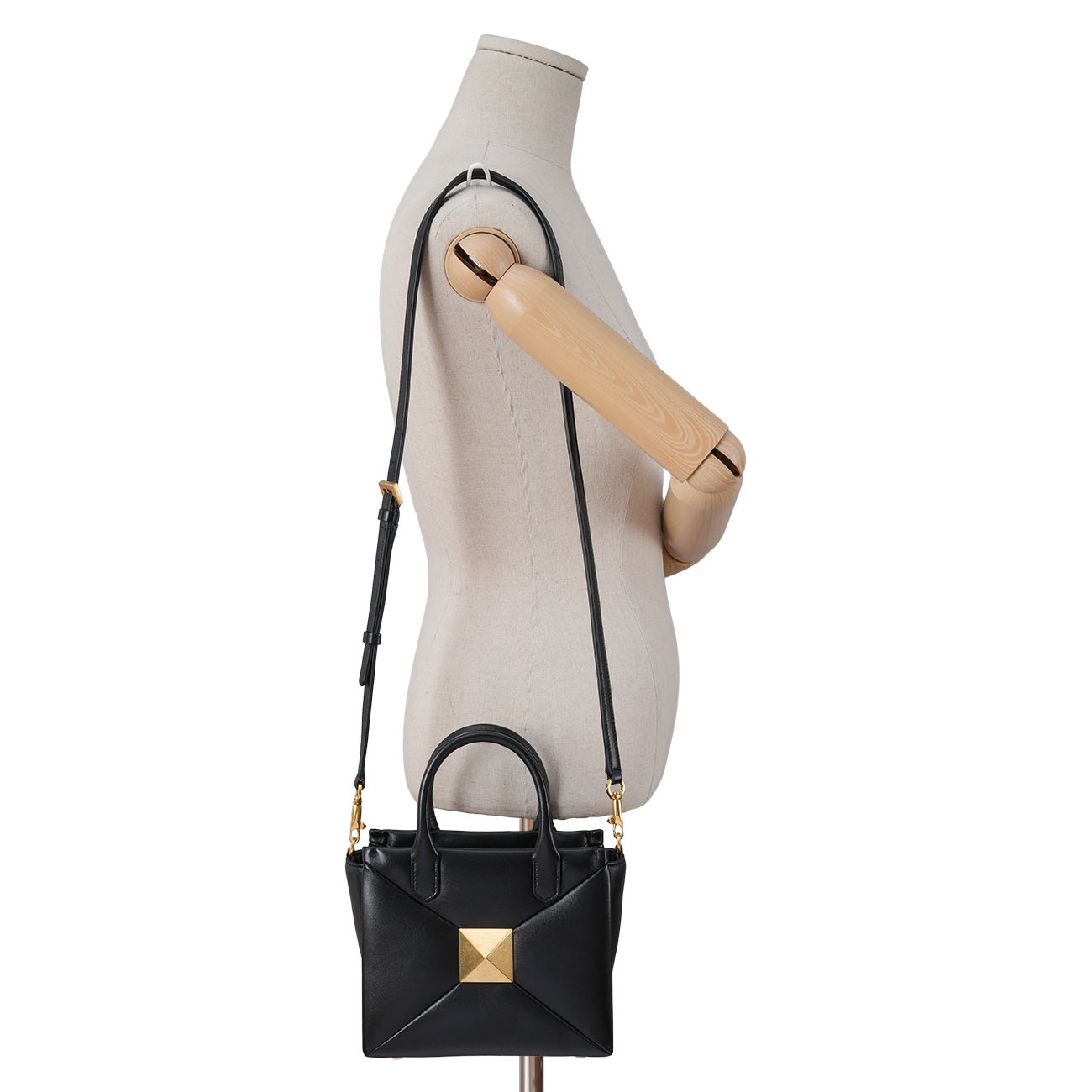 VALENTINO(USED)발렌티노 원스터드 더블 탑핸들 스몰 XW0B0K59HHK