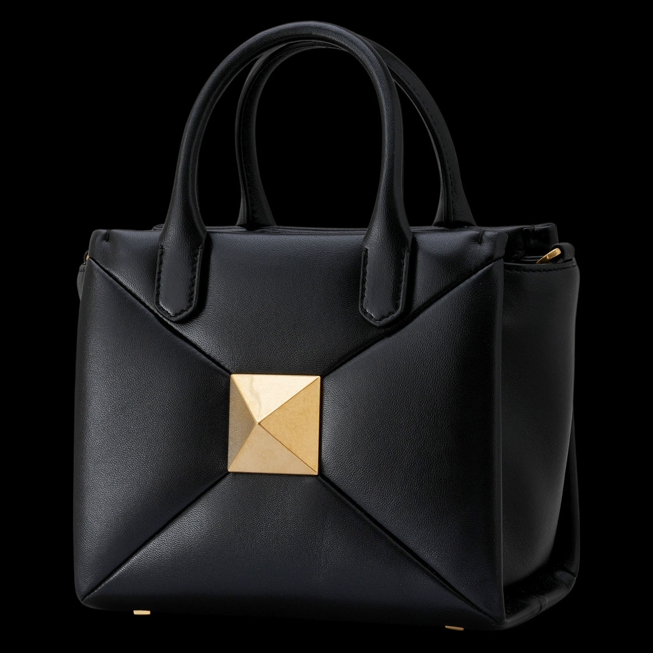 VALENTINO(USED)발렌티노 원스터드 더블 탑핸들 스몰 XW0B0K59HHK