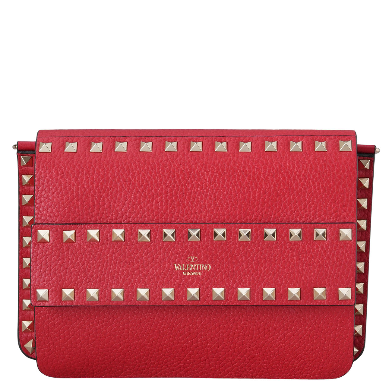 VALENTINO(USED)발렌티노 락스터드 플랩 숄더백
