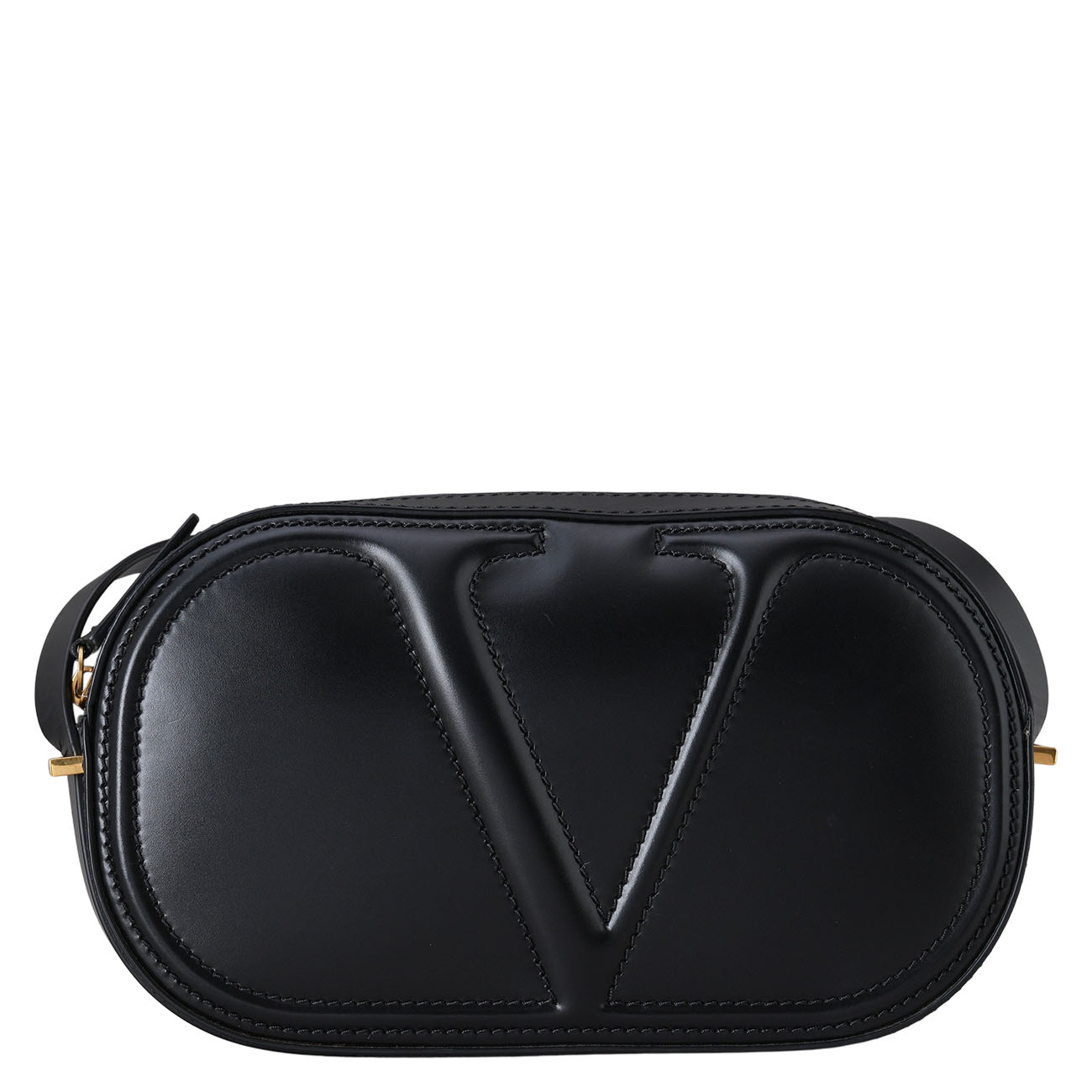 VALENTINO(USED)발렌티노 V로고 카메라백 블랙