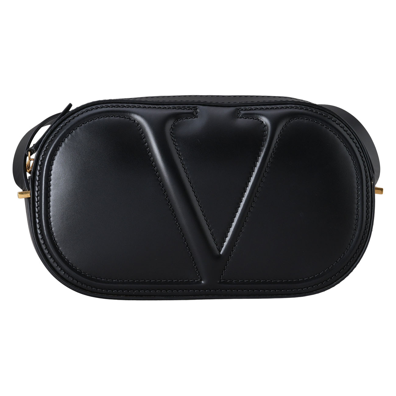 VALENTINO(USED)발렌티노 V로고 카메라백 블랙