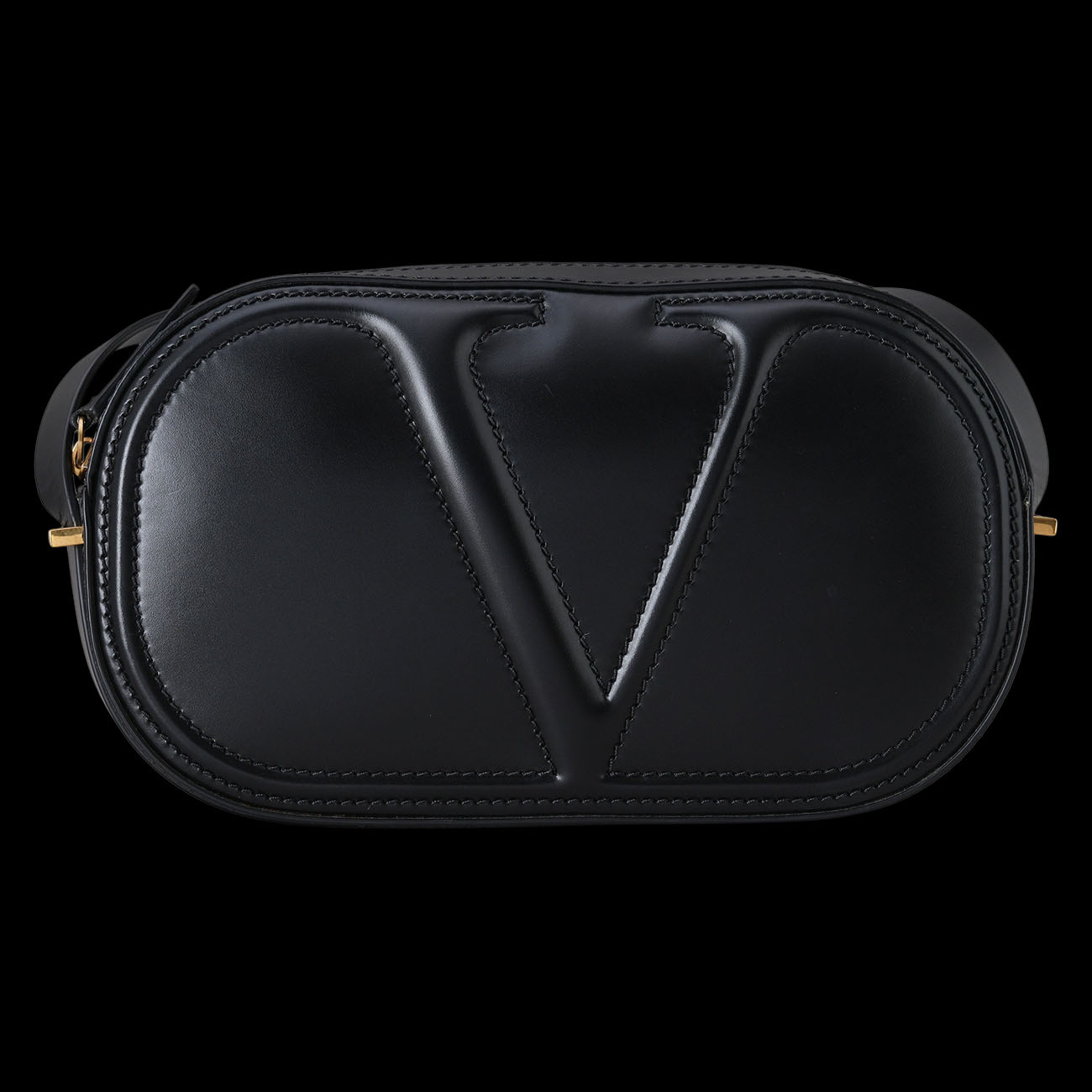 VALENTINO(USED)발렌티노 V로고 카메라백 블랙