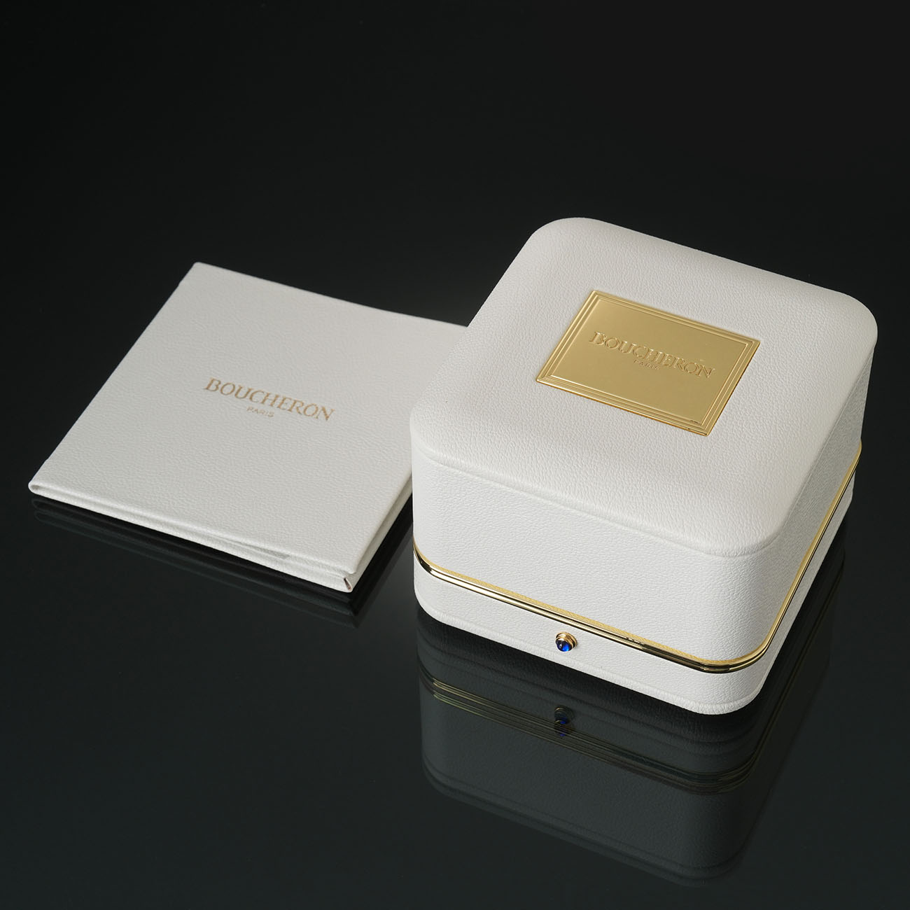 Boucheron(USED)부쉐론 콰트로 블랙 에디션 스몰 링 #49