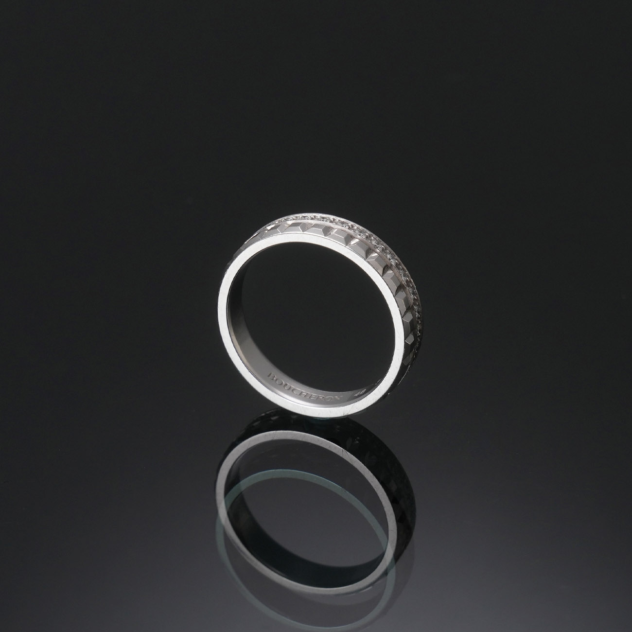 BOUCHERON(USED)부쉐론 콰트로 레디언트 에디션 클루 드 파리 웨딩밴드 JAL00281 #48