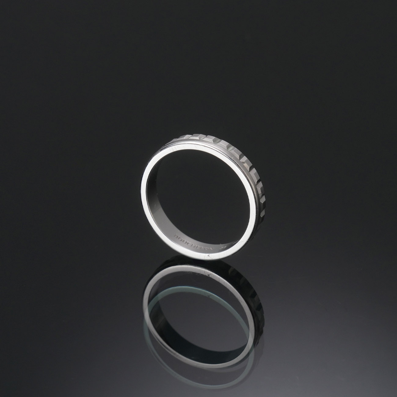 BOUCHERON(USED)부쉐론 콰트로 레디언트 에디션 웨딩밴드 JAL00250 #56
