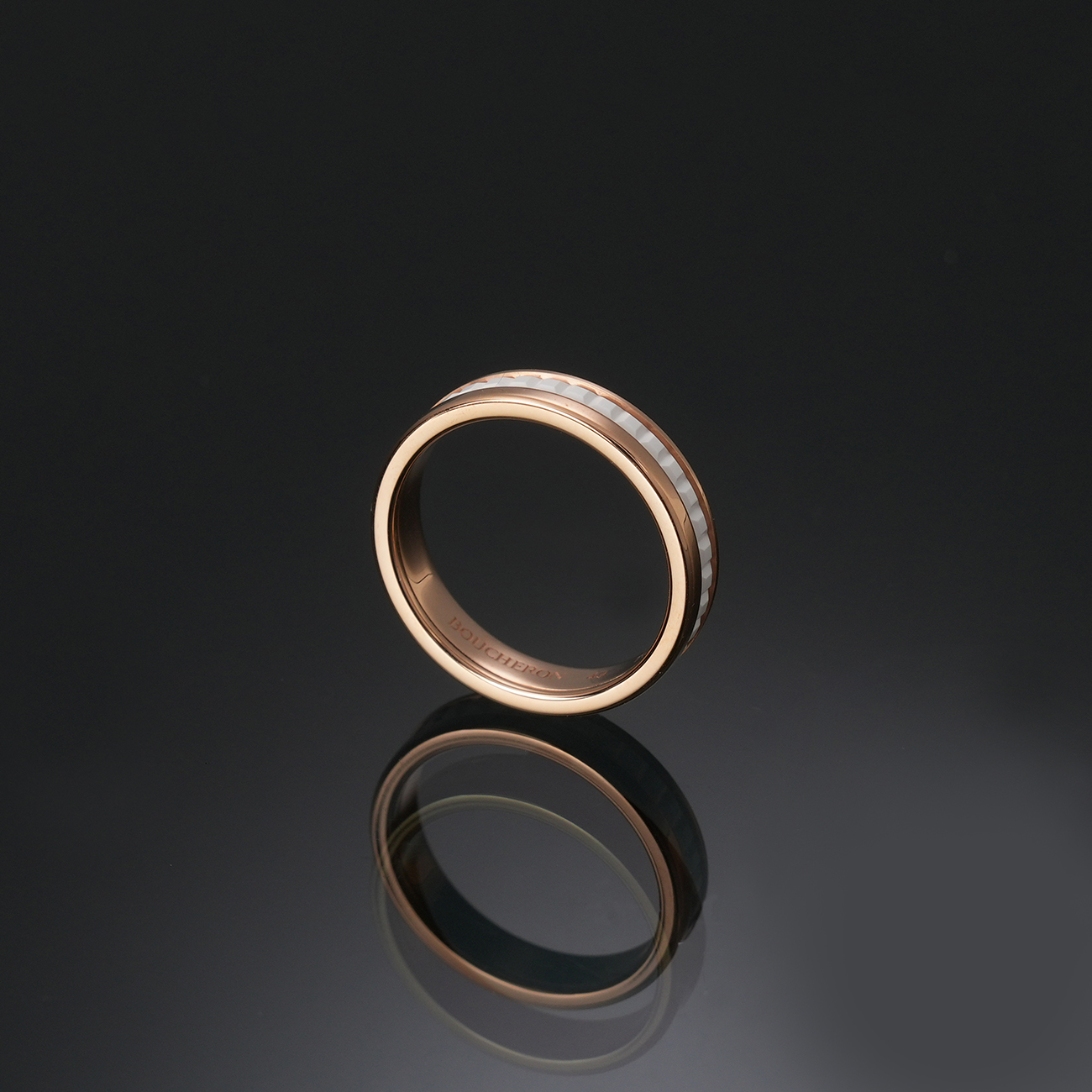 BOUCHERON(USED)부쉐론 콰트로 화이트 에디션 웨딩밴드#49