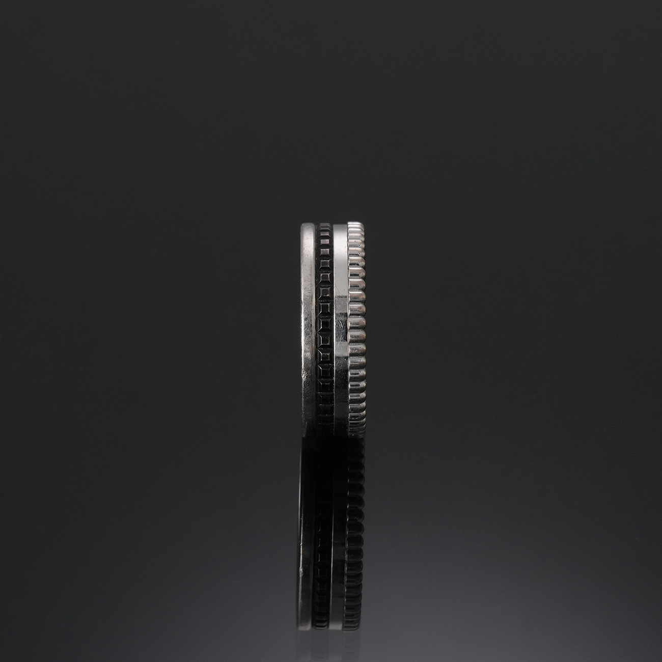 BOUCHERON(USED)부쉐론 콰트로 블랙 에디션 스몰 링#61