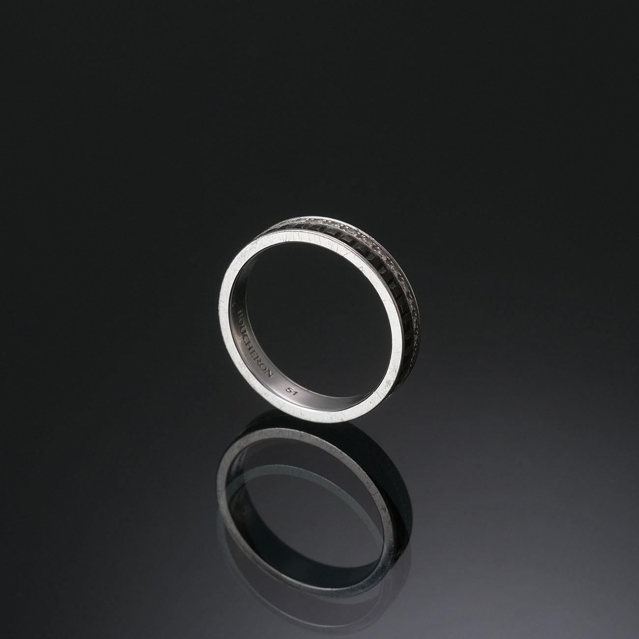 BOUCHERON(USED)부쉐론 콰트로 블랙 에디션 웨딩밴드 #51
