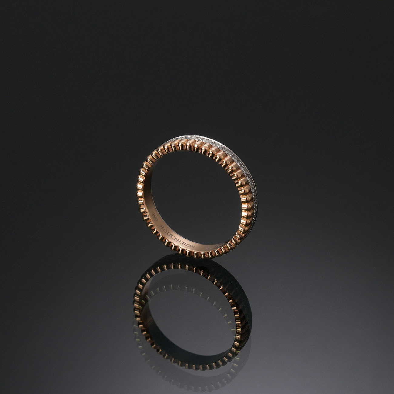 BOUCHERON(USED)부쉐론 콰트로 레디언트 에디션 웨딩밴드 #52