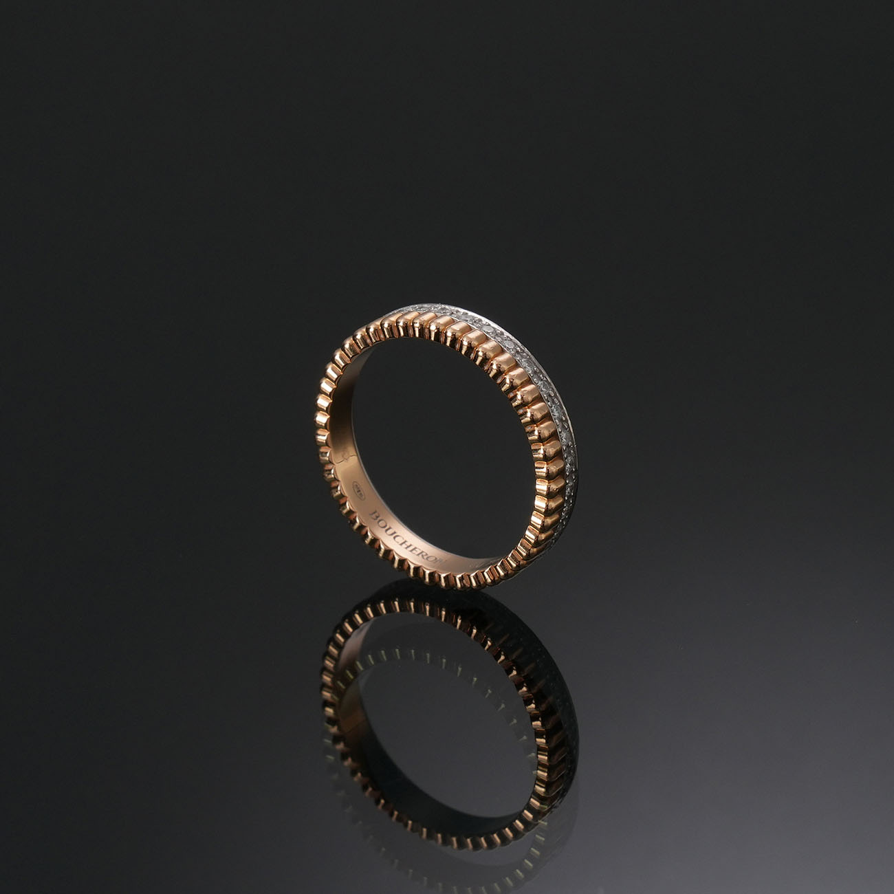 BOUCHERON(USED)부쉐론 콰트로 레디언트 에디션 웨딩밴드 #52