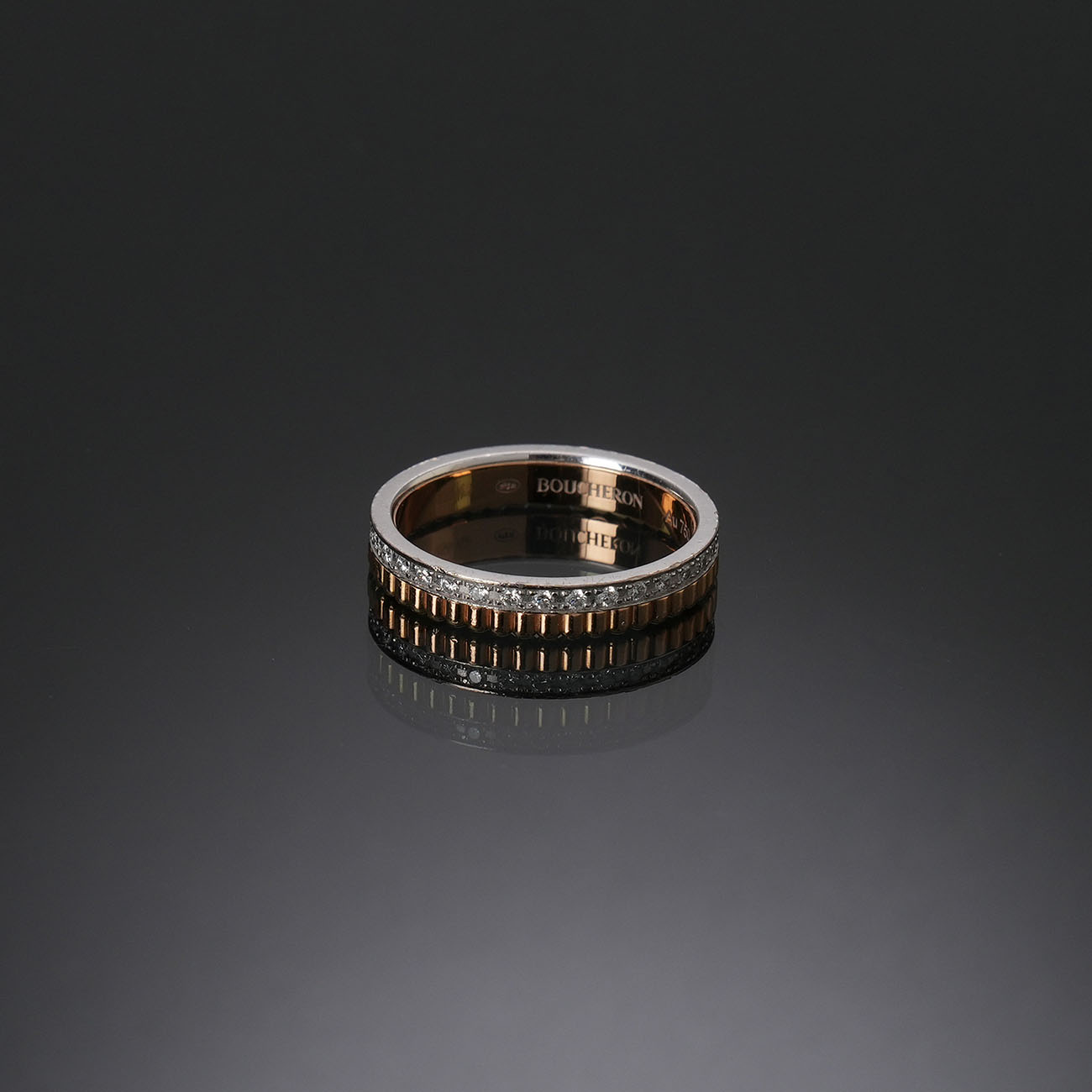 BOUCHERON(USED)부쉐론 콰트로 레디언트 에디션 웨딩밴드 #52