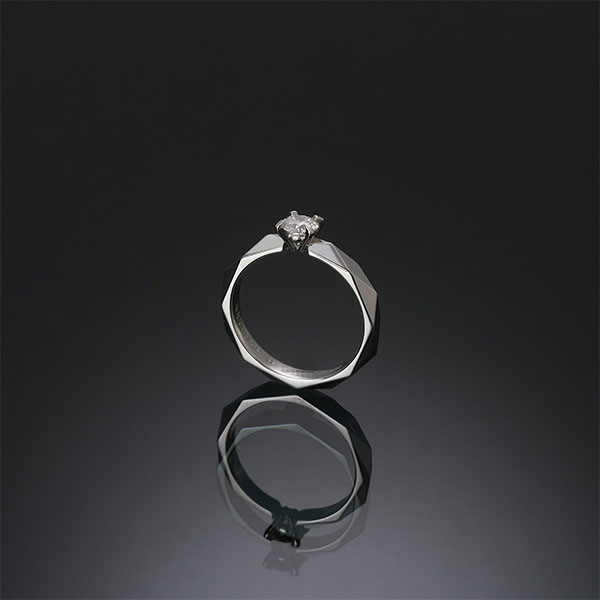 BOUCHERON(USED)부쉐론 파셋 솔리테어 0.33CT 다이아링 #51