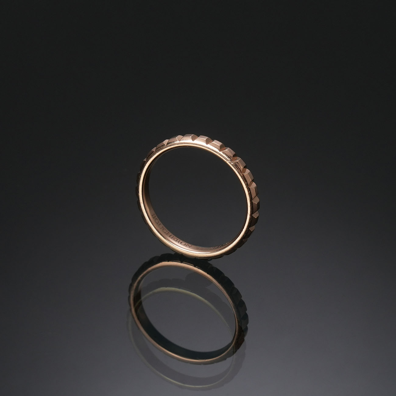BOUCHERON(USED)부쉐론  클루 드 파리 웨딩밴드 미니#45
