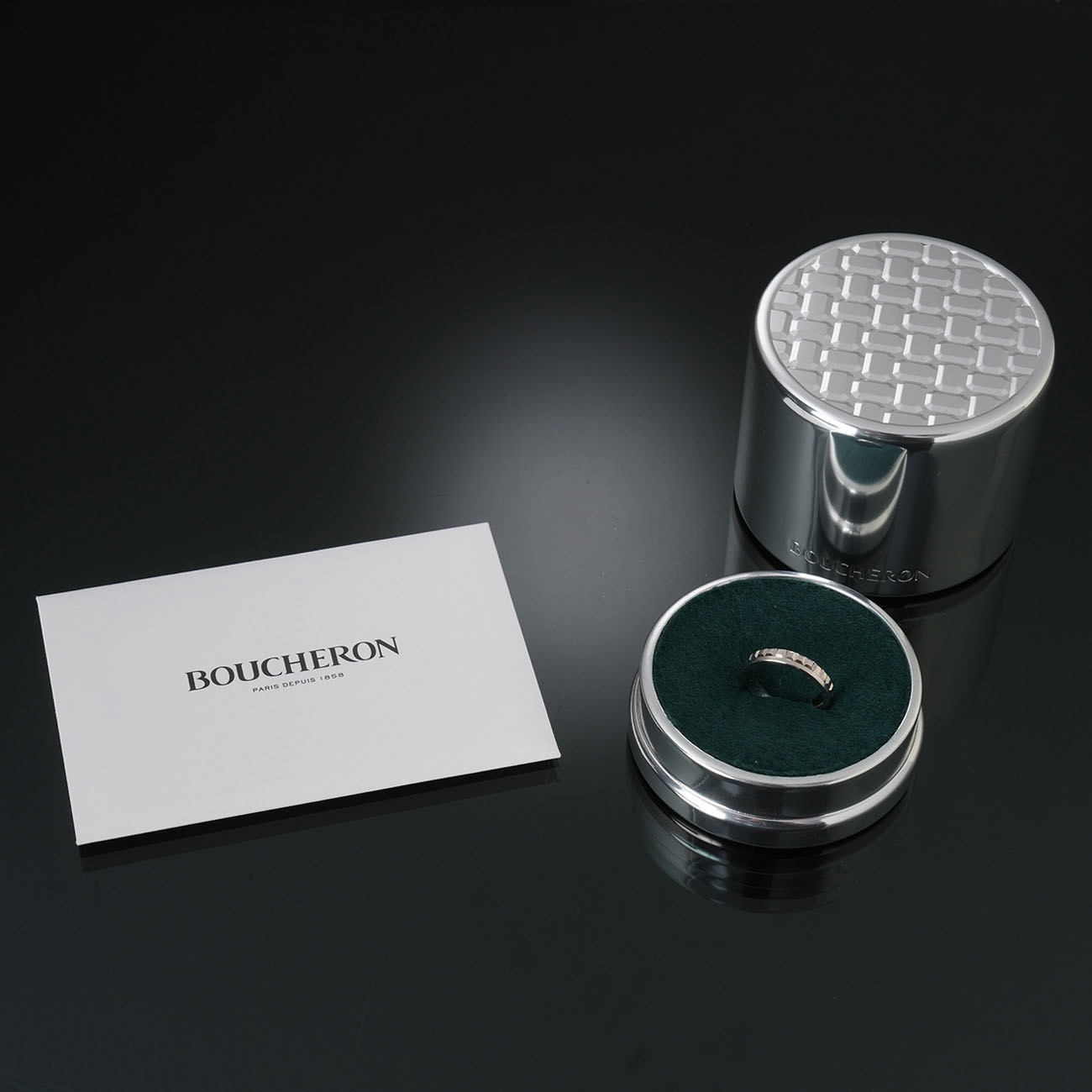 BOUCHERON(USED)부쉐론 콰트로 레디언트 에디션 웨딩 밴드 #57