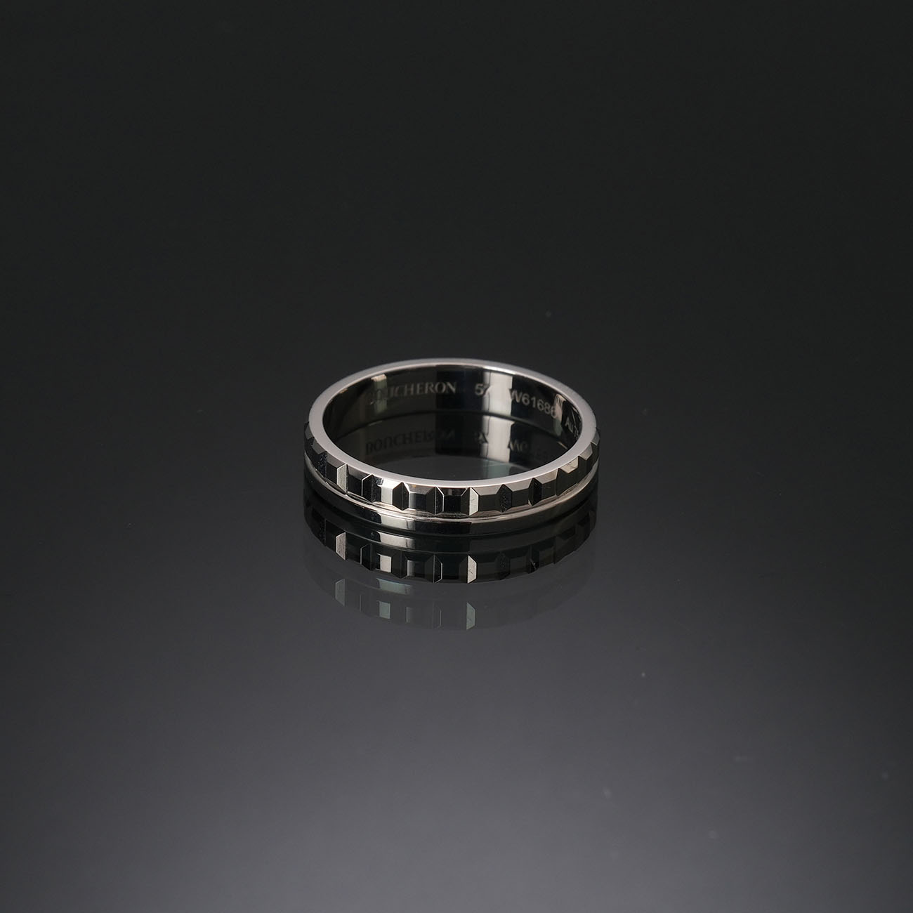 BOUCHERON(USED)부쉐론 콰트로 레디언트 에디션 웨딩 밴드 #57