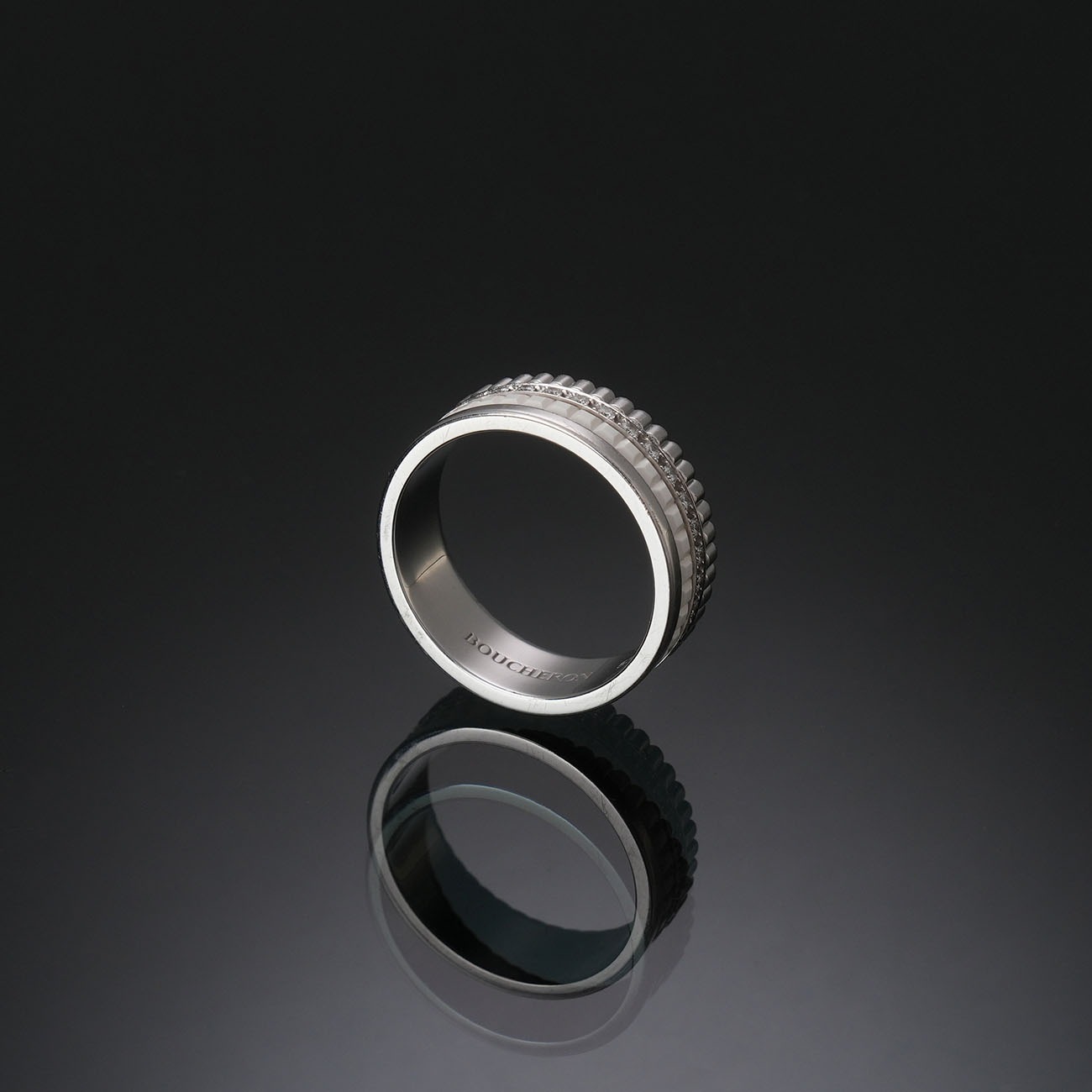 BOUCHERON(USED)부쉐론 더블 콰트로 화이트 에디션 스몰#53