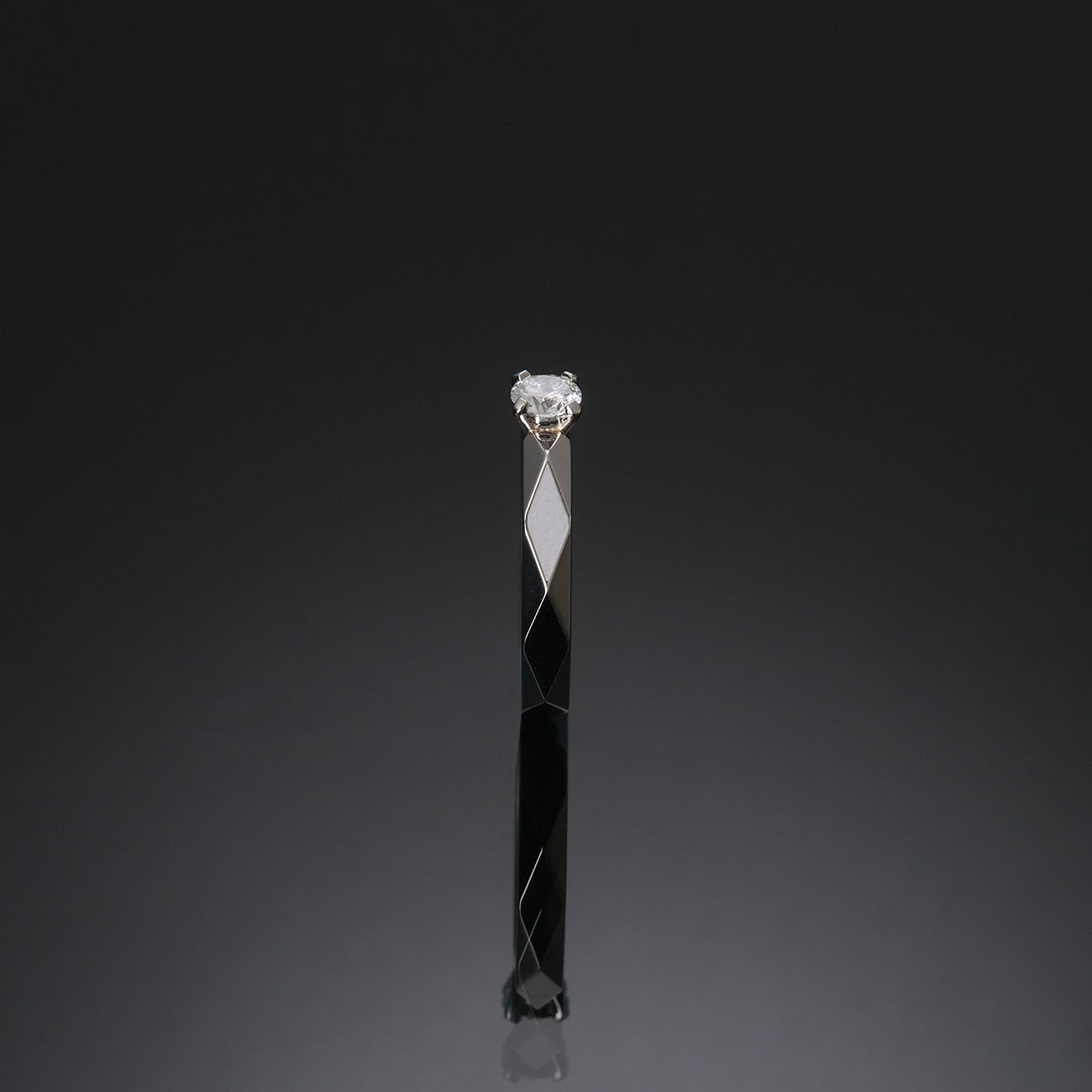 BOUCHERON(USED)부쉐론 솔리테어 파셋 0.23ct 플래티늄 링 #49