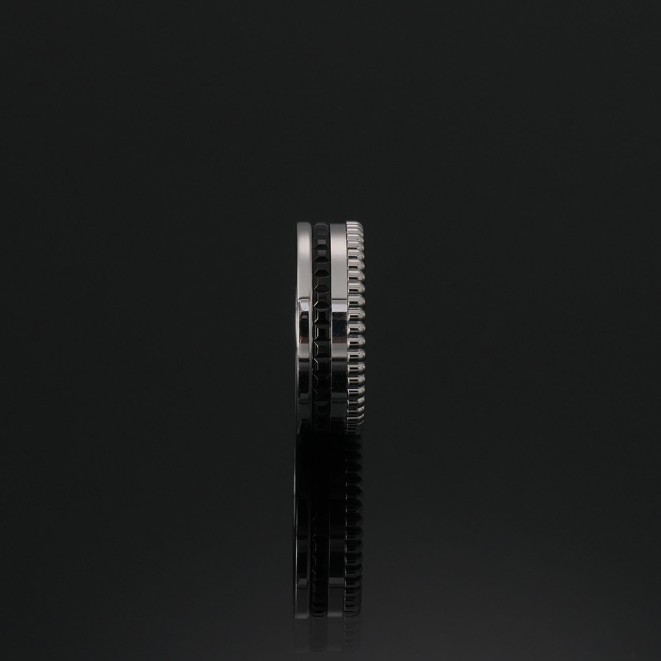 BOUCHERON(USED)부쉐론 콰트로 블랙 에디션 스몰 링 #57