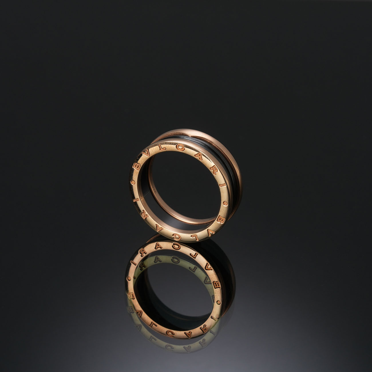 BVLGARI(USED)불가리 비제로원 세라믹 링 #66