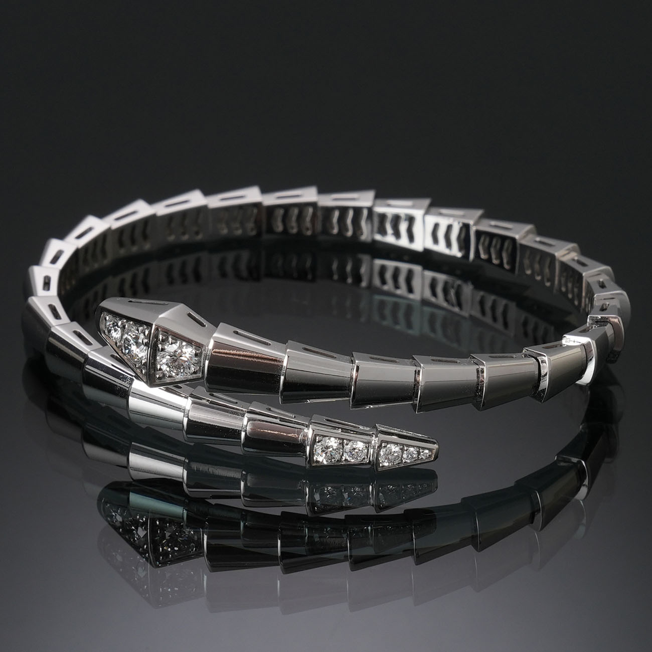 BVLGARI(USED)불가리 세르펜티 바이퍼 다이아 브레이슬릿 #14
