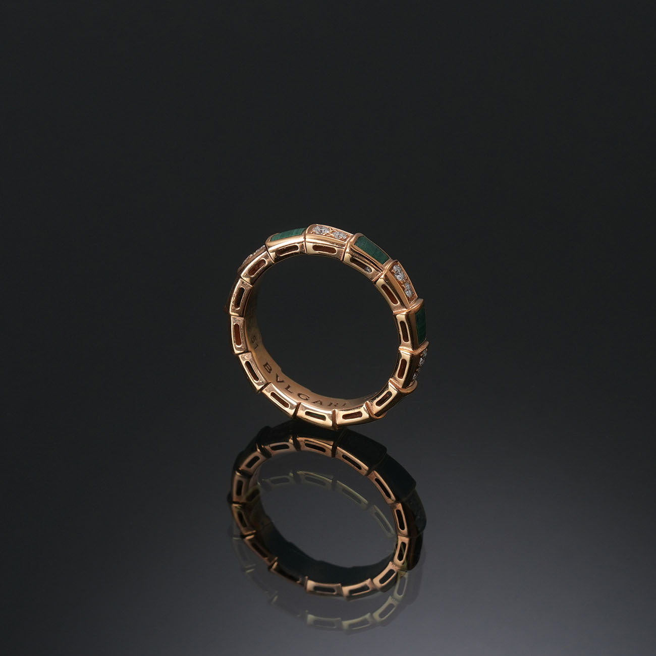 BVLGARI(USED)불가리 다이아 세르펜티 바이퍼 링 #51