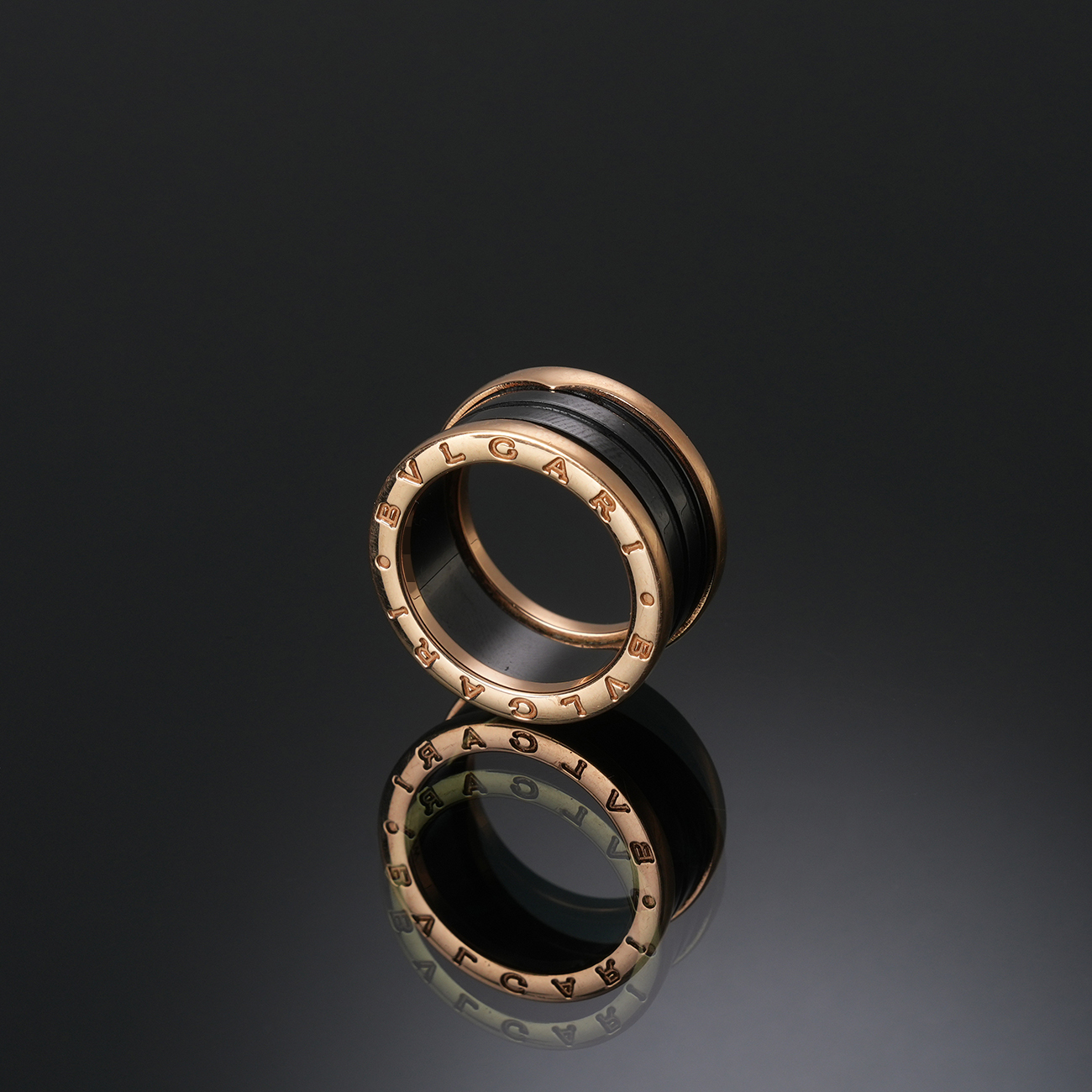 BVLGARI(USED)불가리 비제로원 세라믹 링 #57