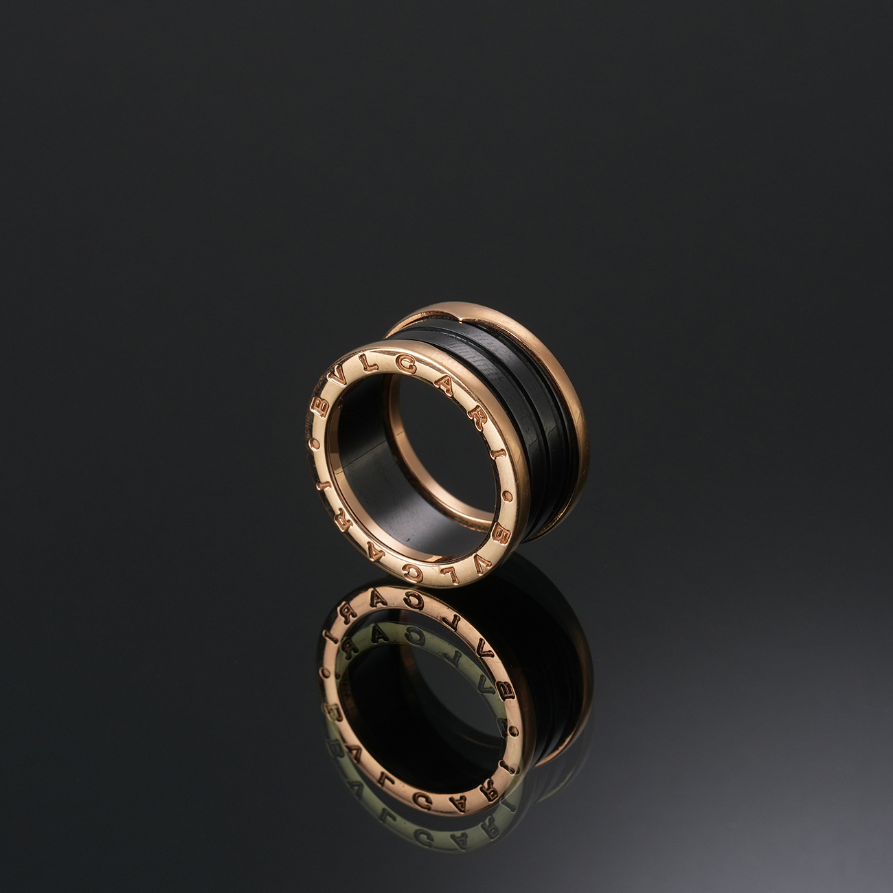BVLGARI(USED)불가리 비제로원 세라믹 링 #57