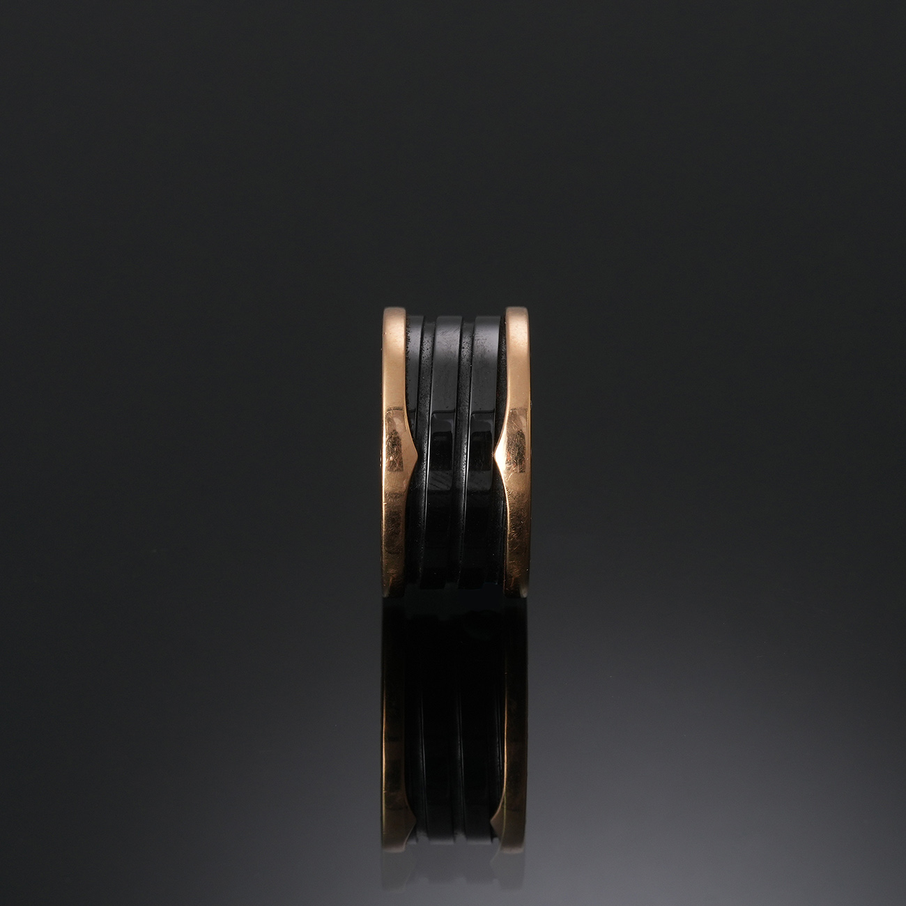 BVLGARI(USED)불가리 비제로원 세라믹 링 #57