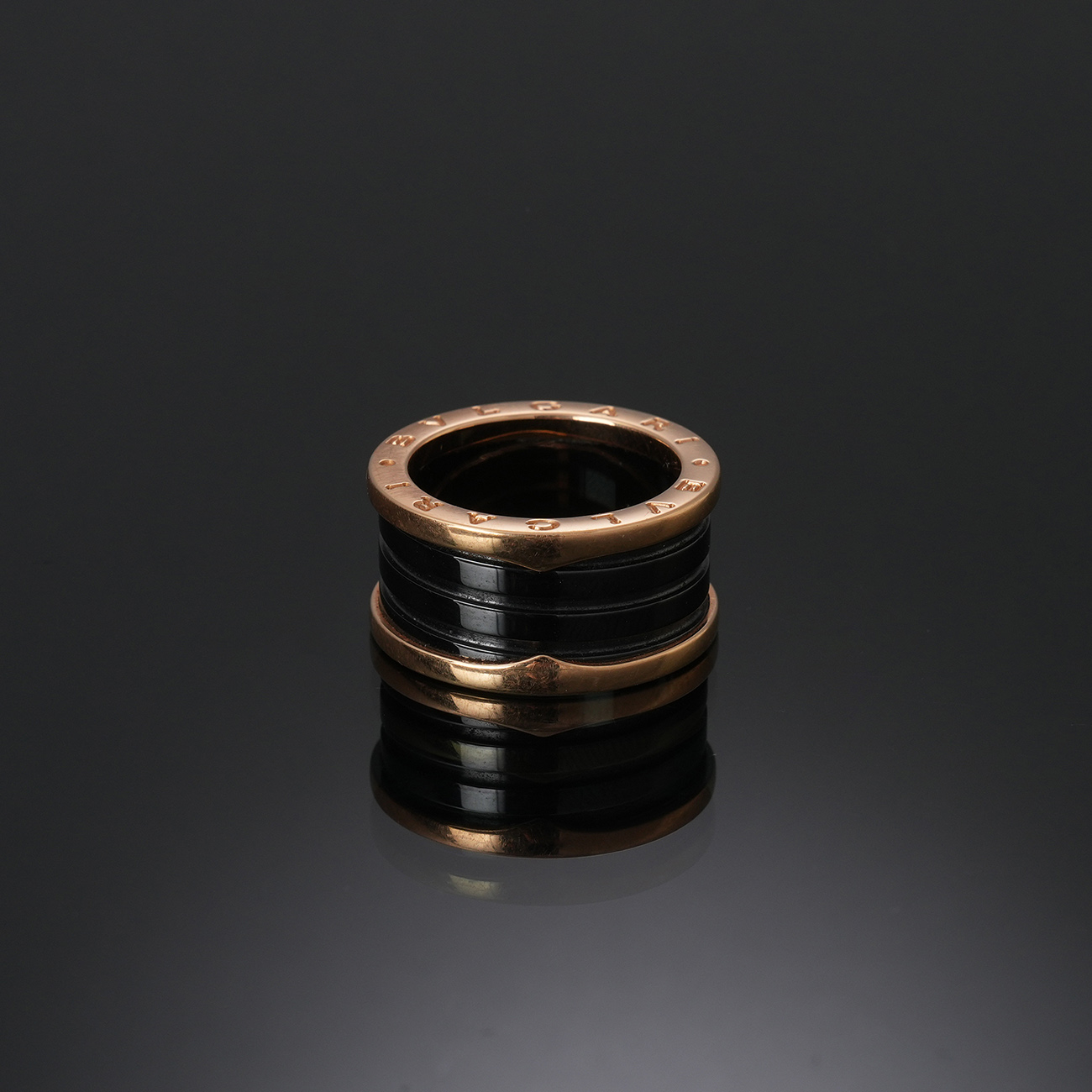 BVLGARI(USED)불가리 비제로원 세라믹 링 #57
