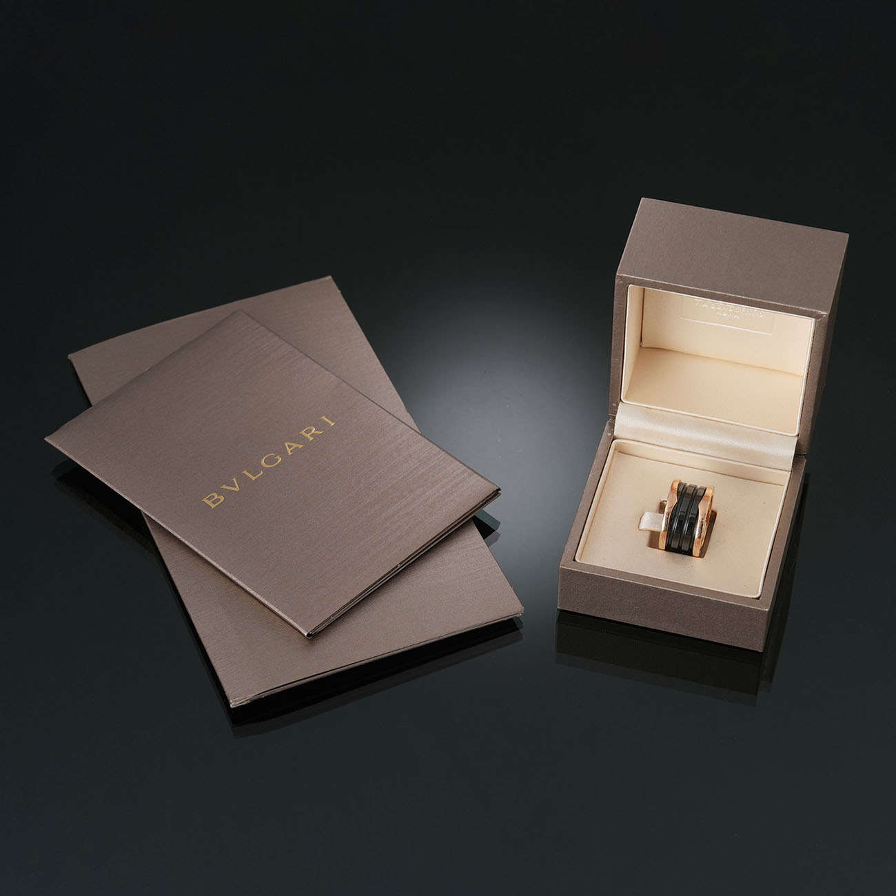 BVLGARI(USED)불가리 비제로원 블랙 세라믹 4밴드링#52