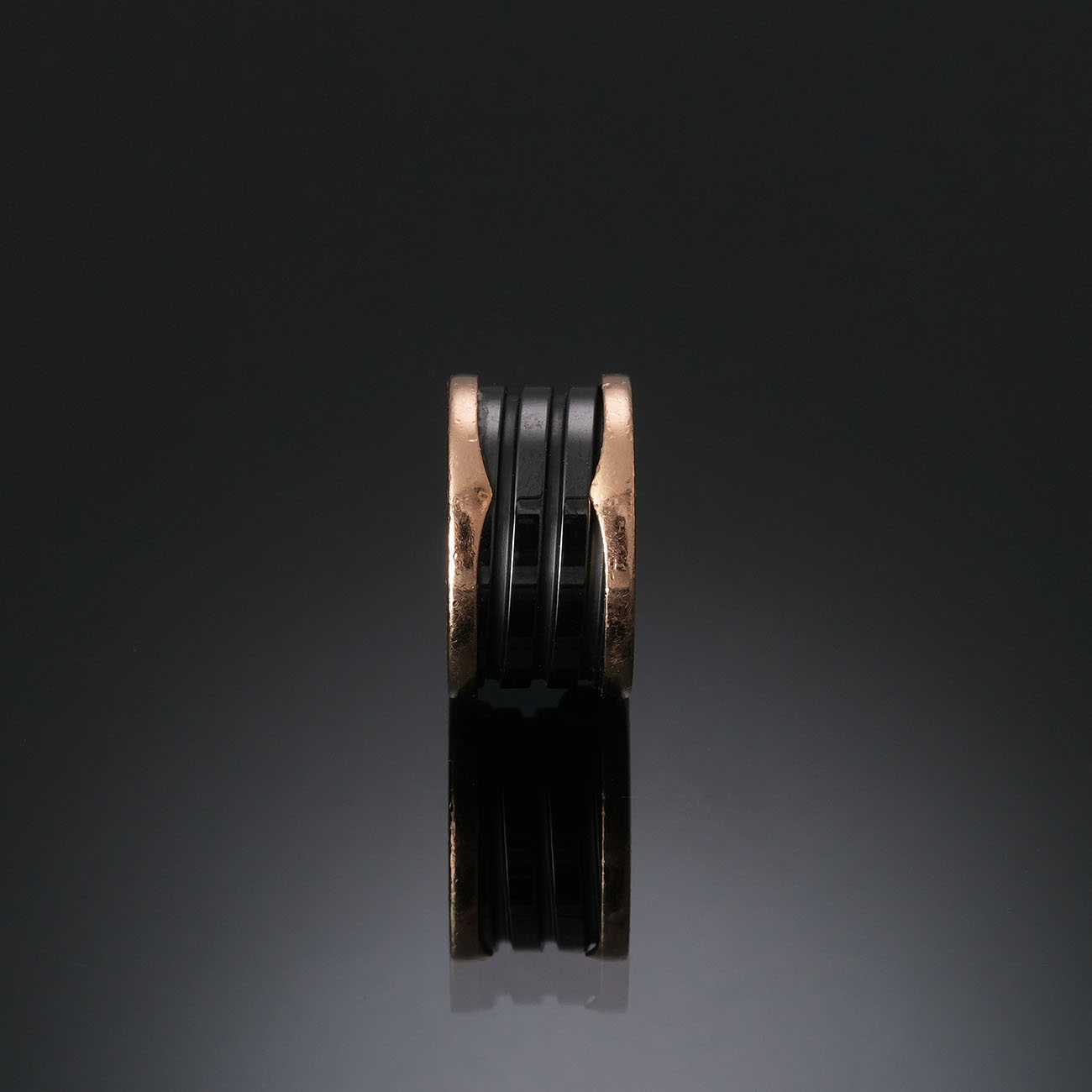 BVLGARI(USED)불가리 비제로원 블랙 세라믹 4밴드링#52
