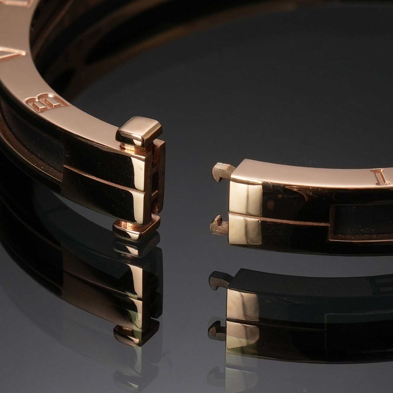 BVLGARI(USED)불가리 비제로원 매트 블랙세라믹 브레이슬릿#S