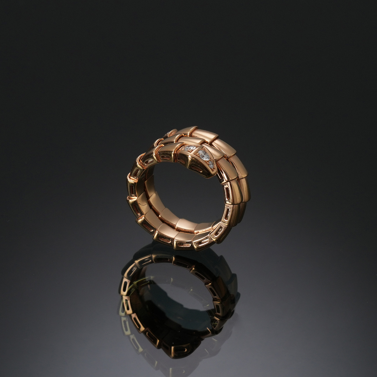 BVLGARI(USED)불가리 다이아 세르펜티 바이퍼 링 #XS